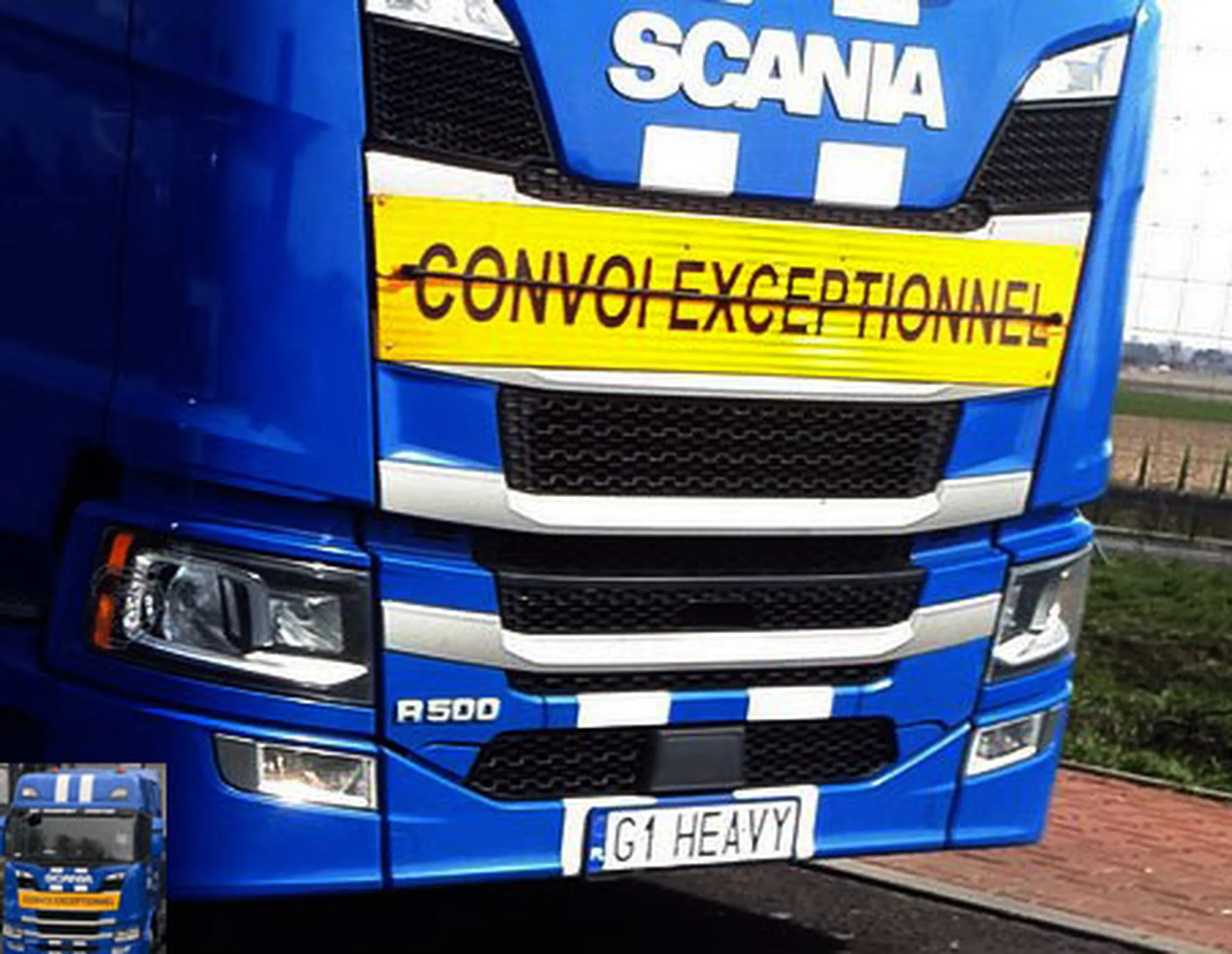 Fajny numer, blacha G1 HEAVY