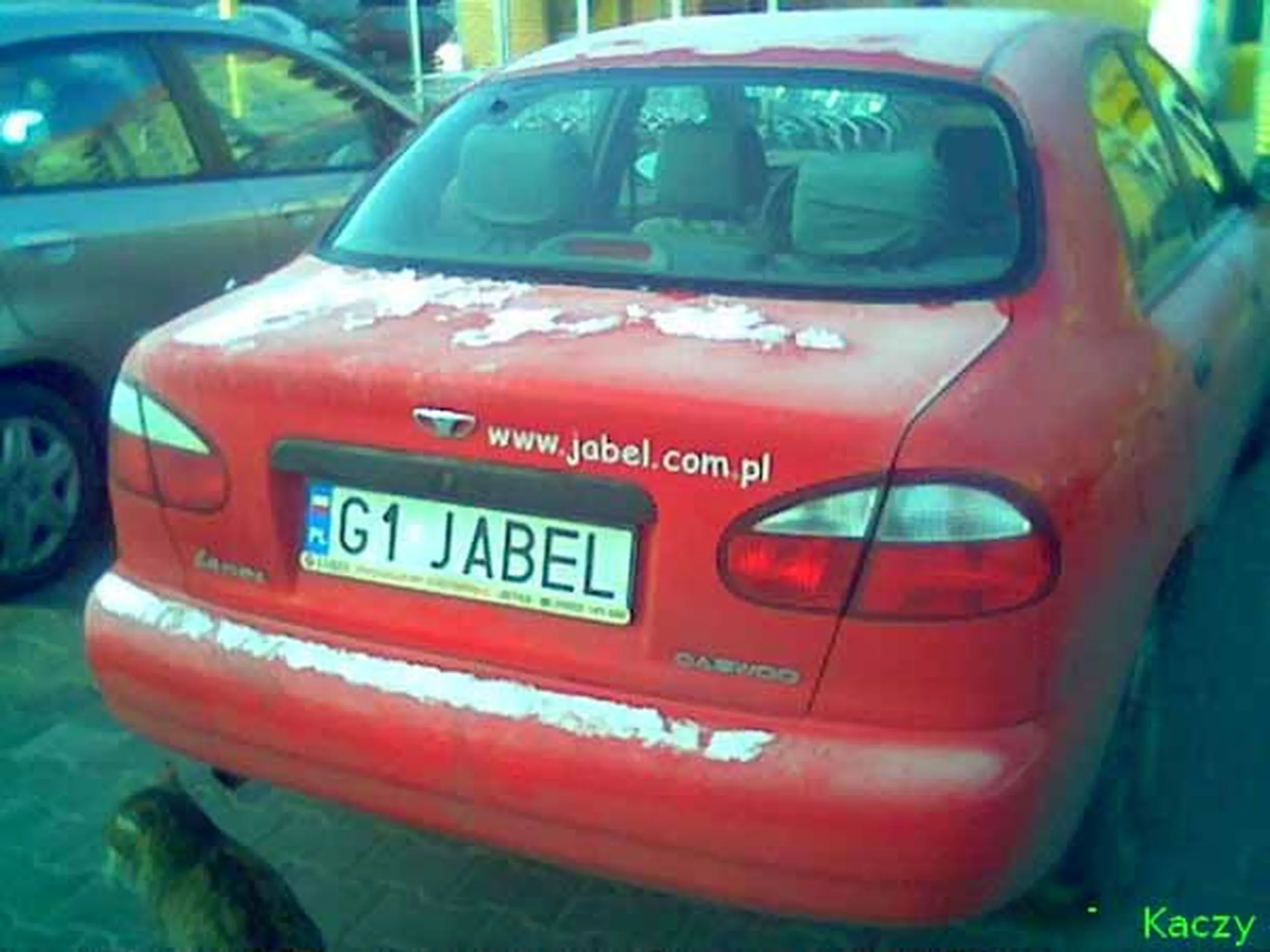 Fajny numer, blacha G1 JABEL