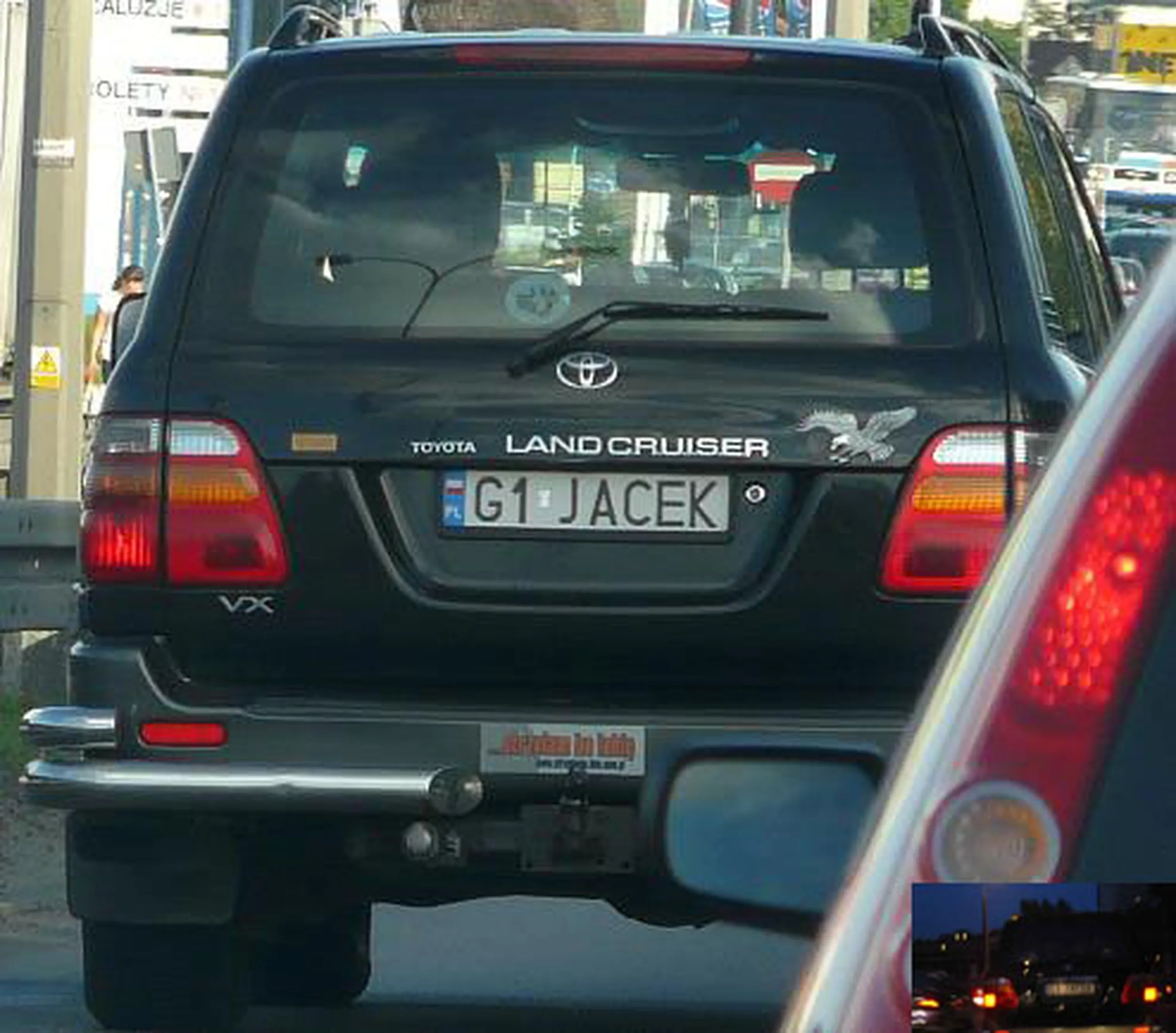 Fajny numer, blacha G1 JACEK