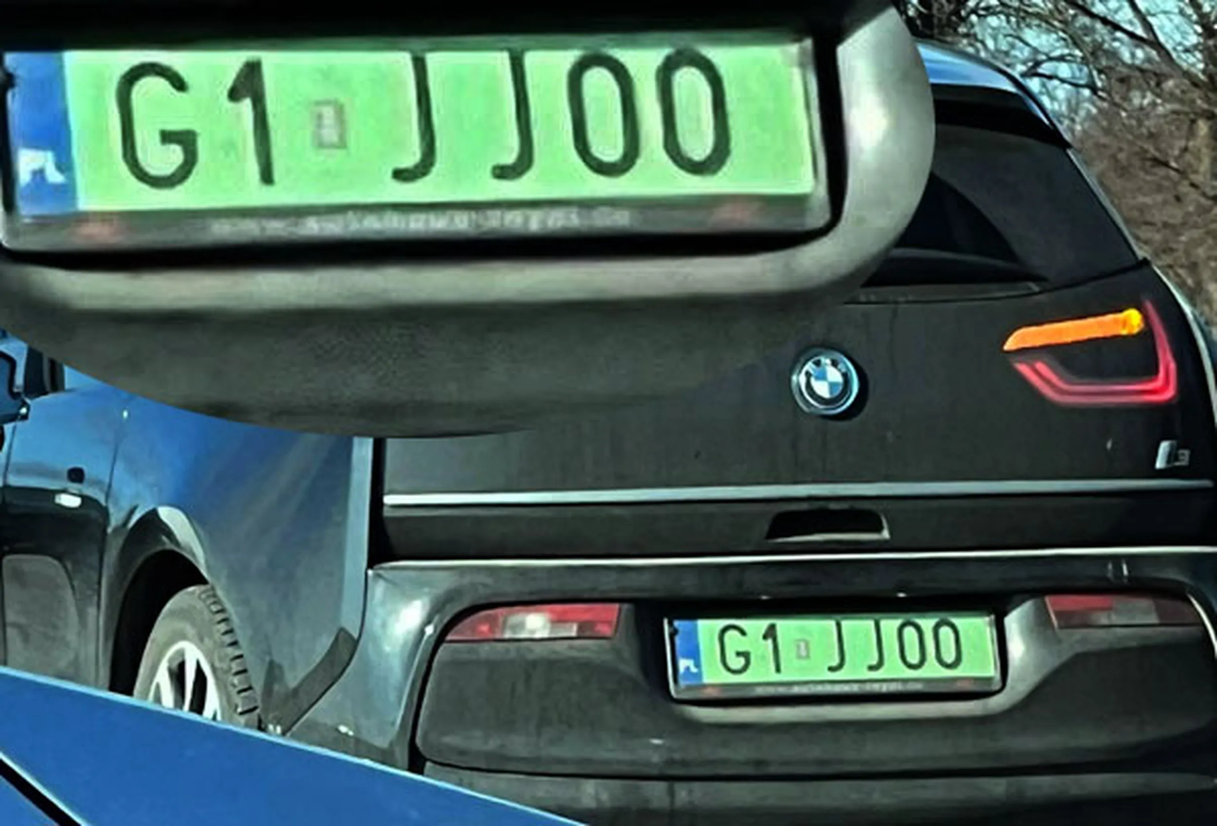 Fajny numer, blacha G1 JJ00