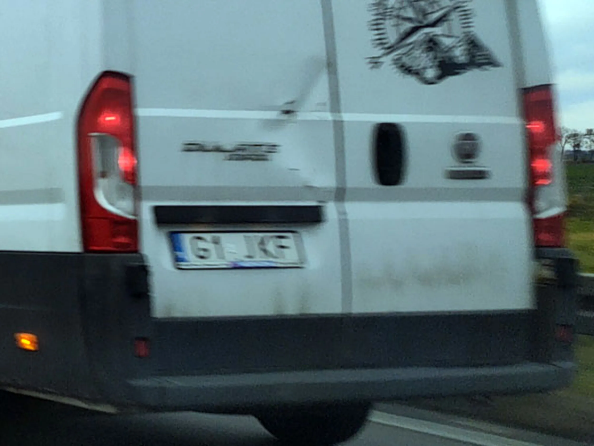 Fajny numer, blacha G1 JKF