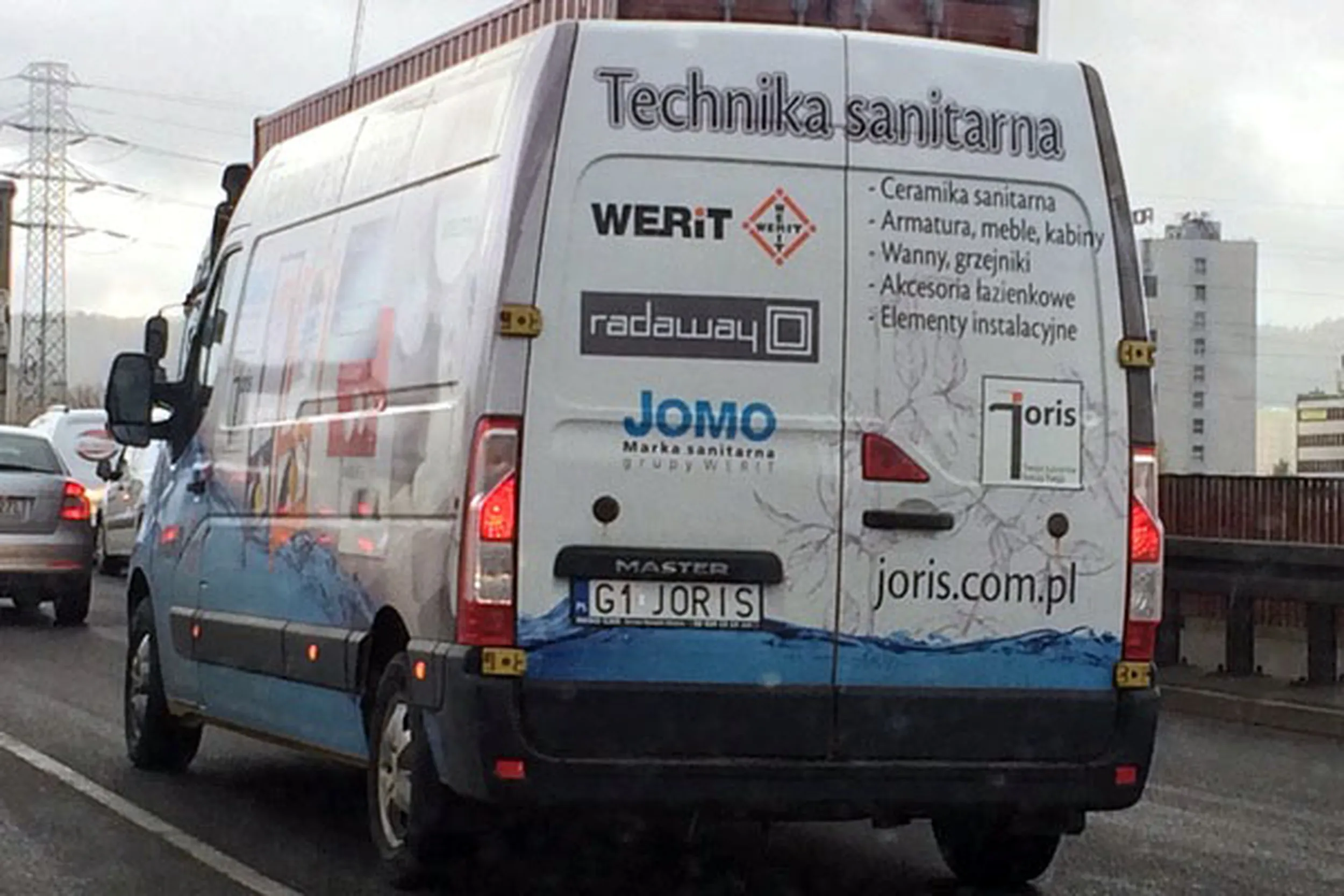 Fajny numer, blacha G1 JORIS