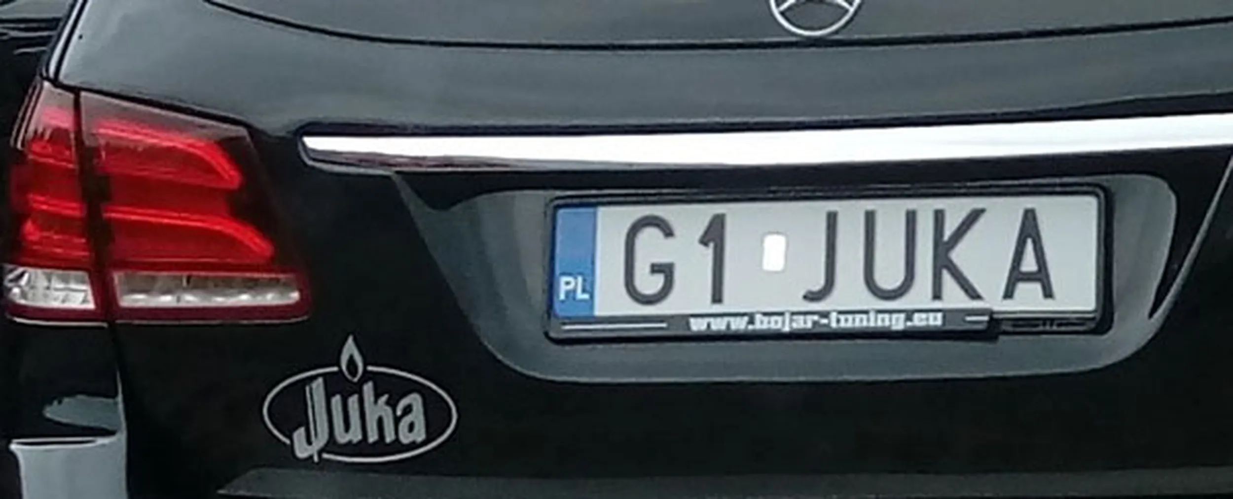 Fajny numer, blacha G1 JUKA