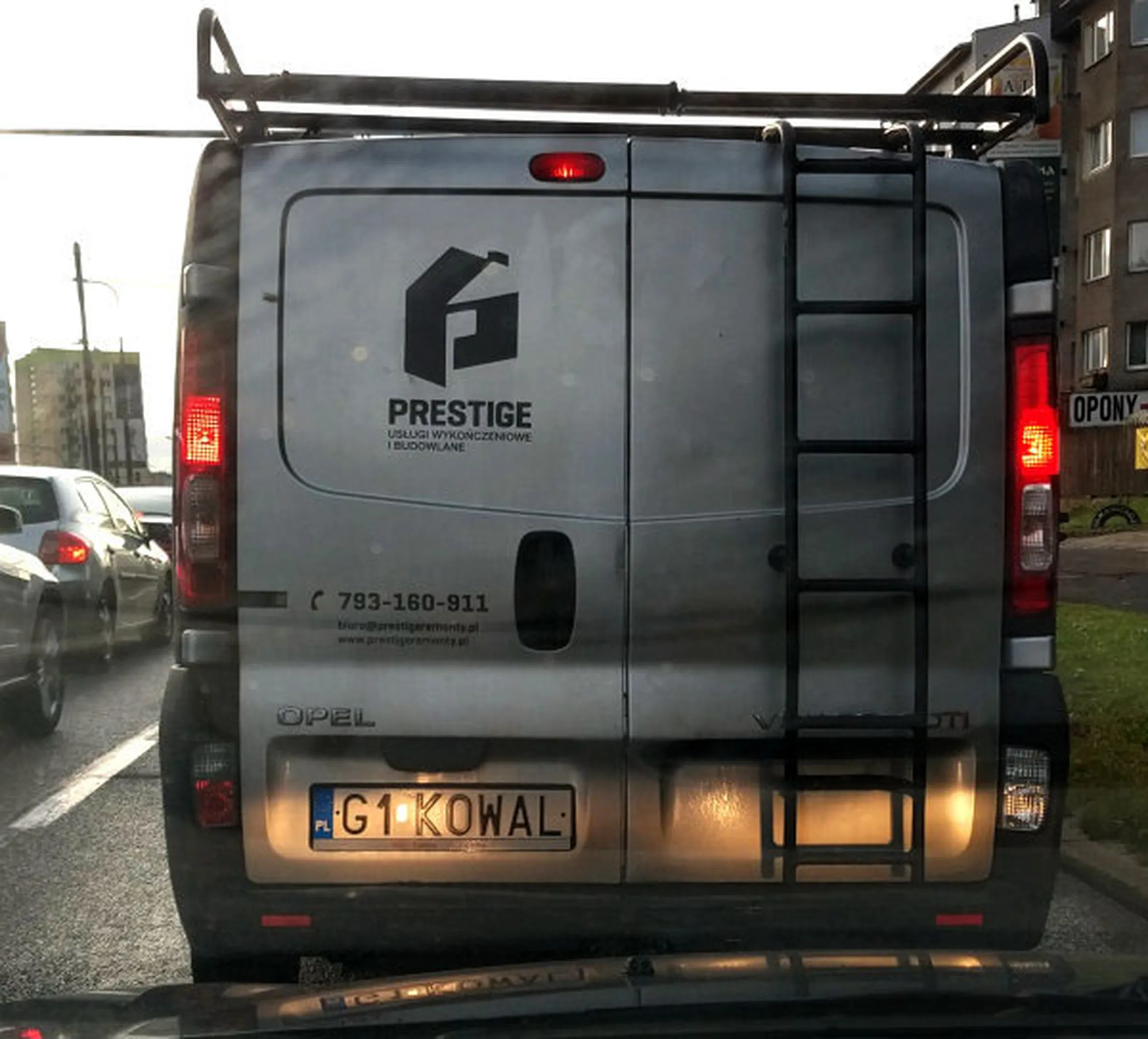 Fajny numer, blacha G1 KOWAL