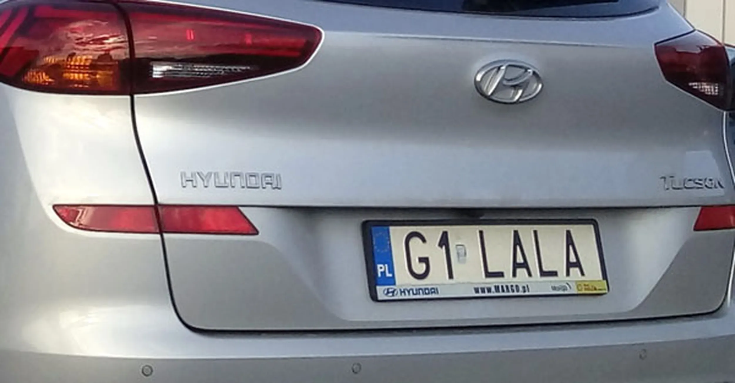 Fajny numer, blacha G1 LALA