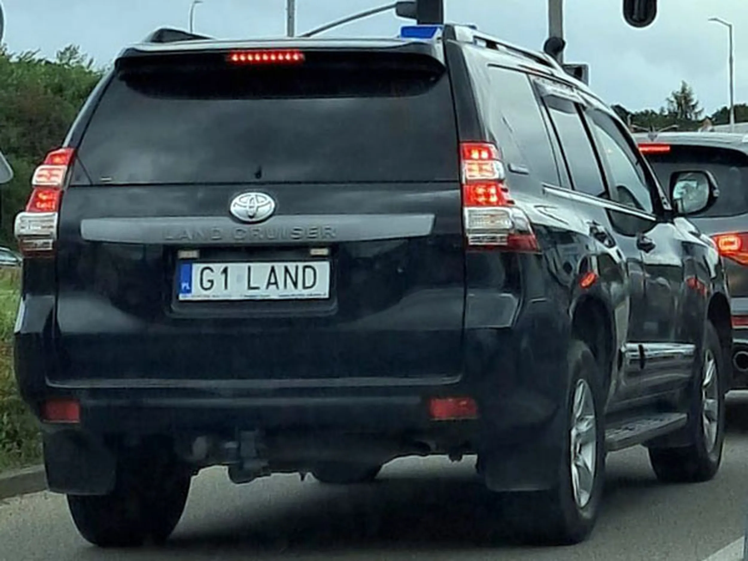 Fajny numer, blacha G1 LAND