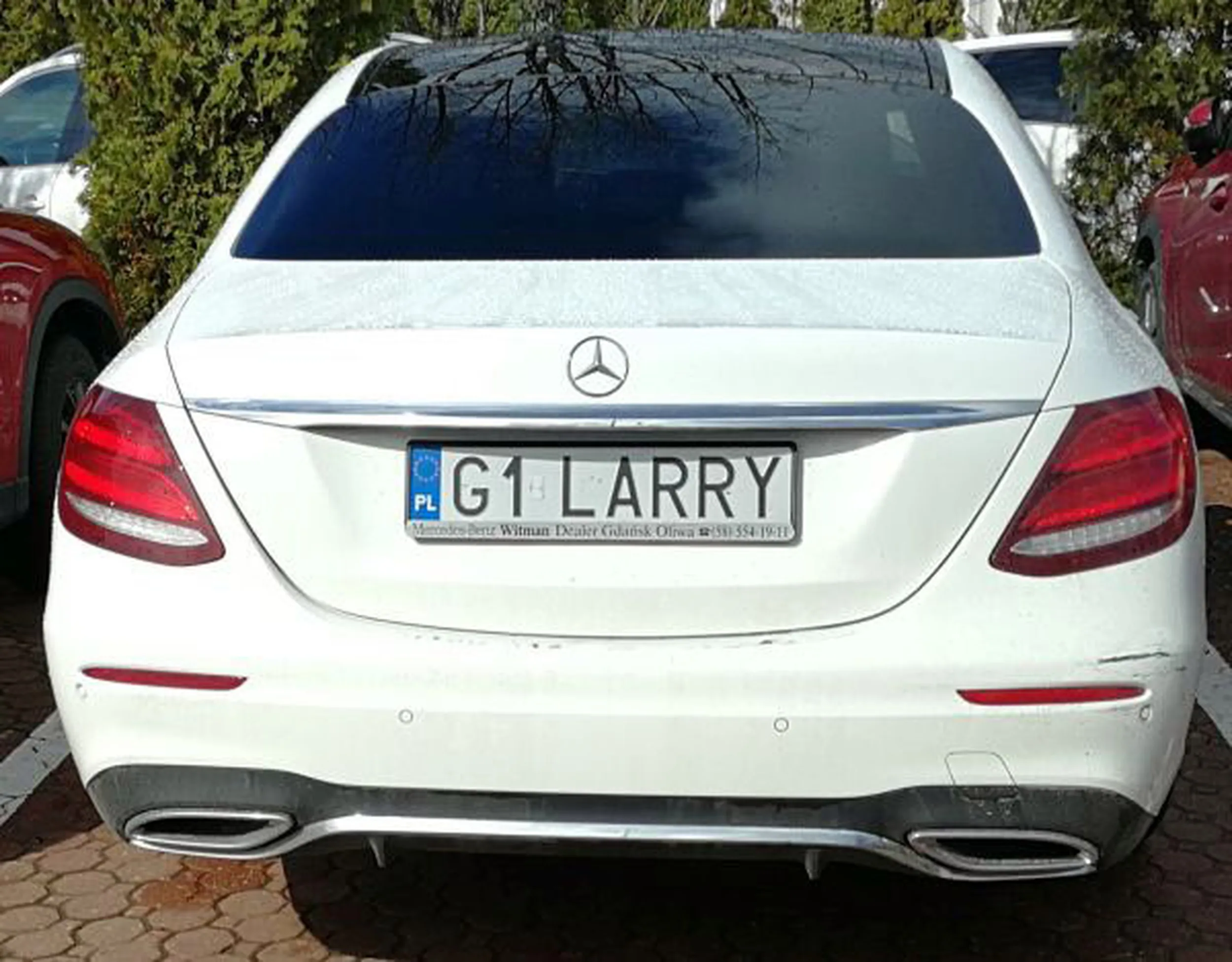 Fajny numer, blacha G1 LARRY