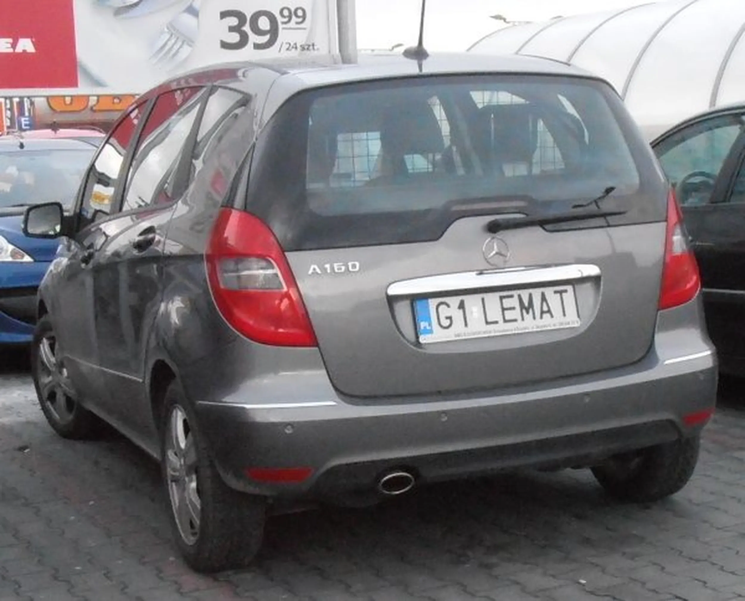 Fajny numer, blacha G1 LEMAT