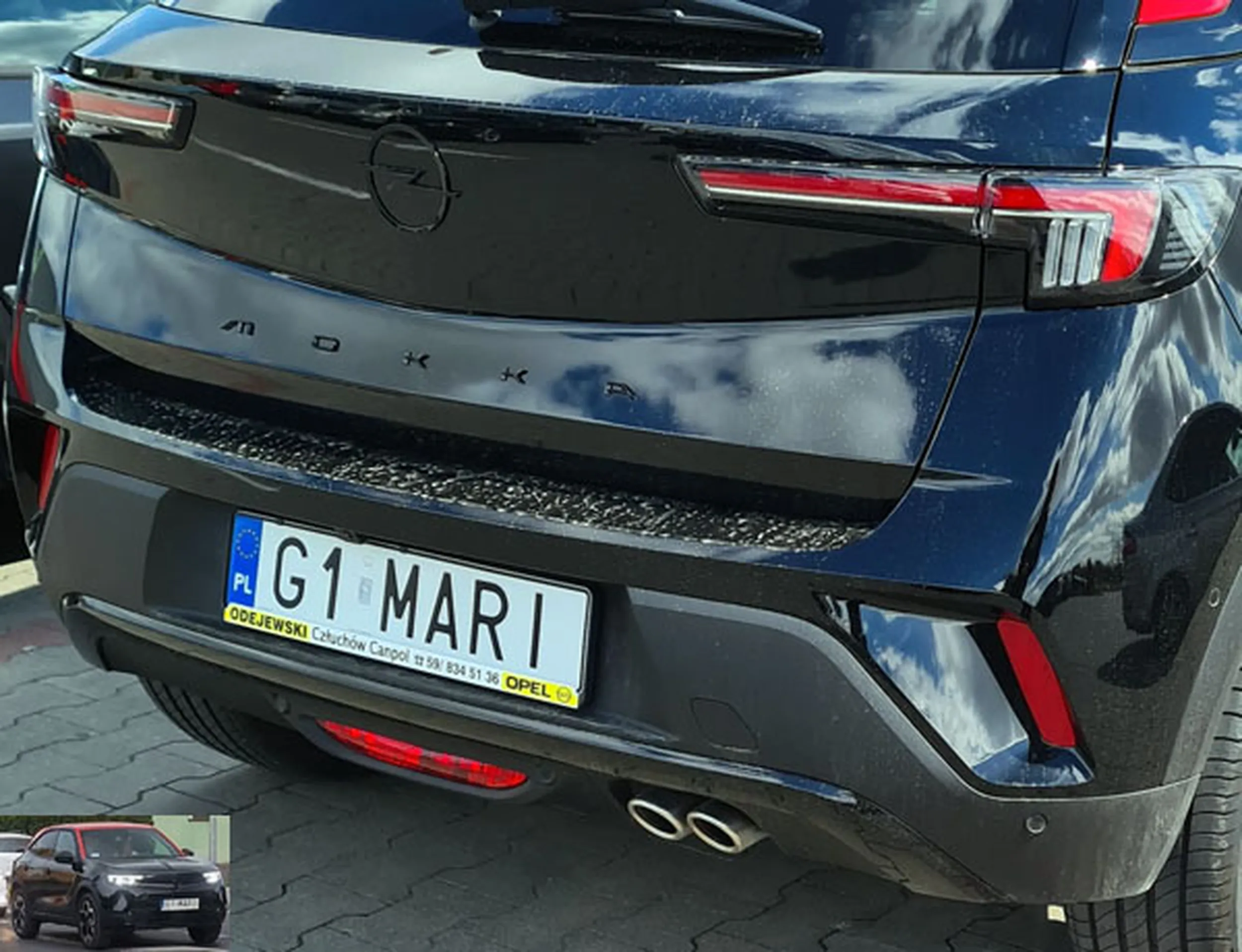 Fajny numer, blacha G1 MARI