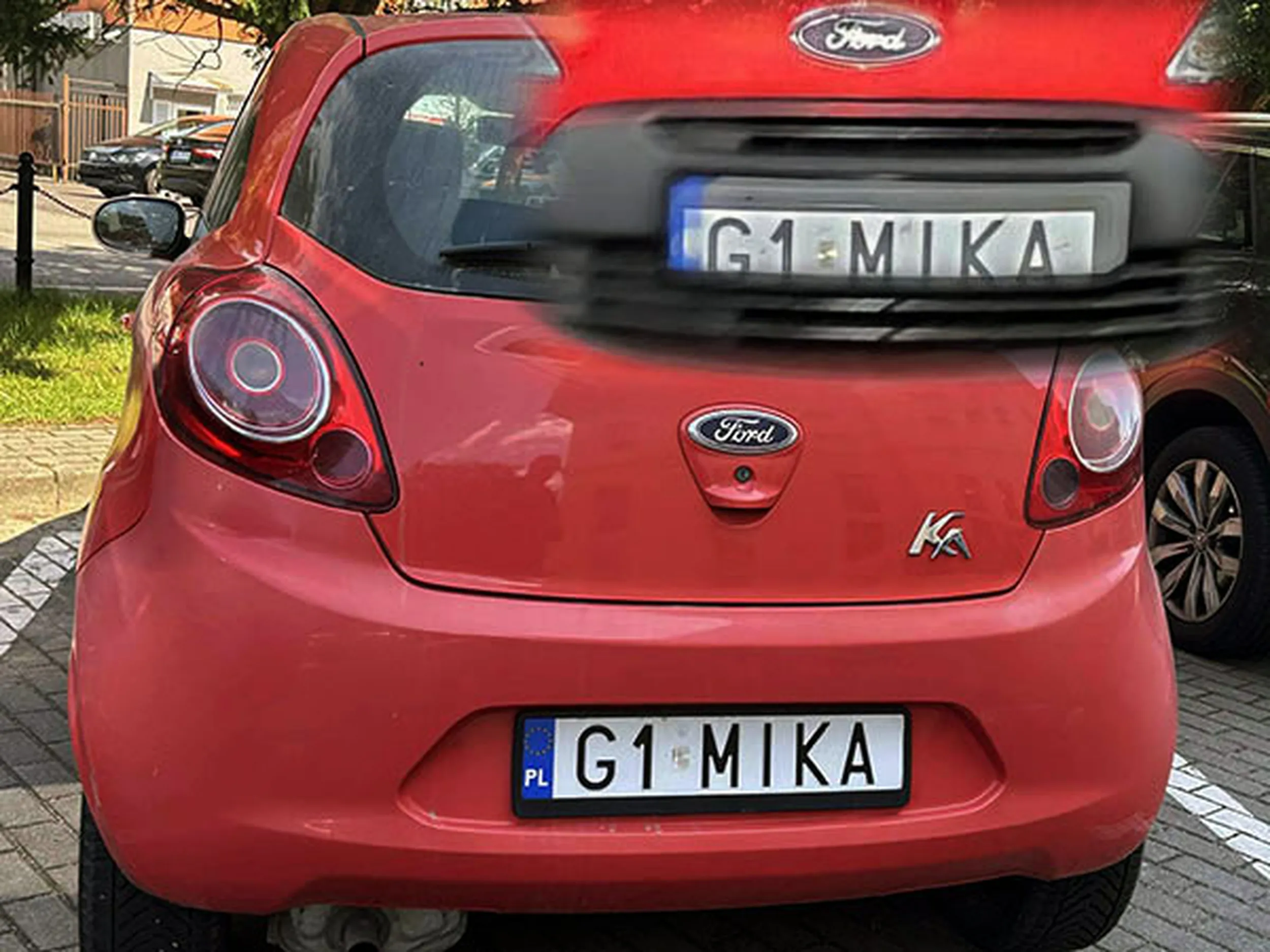 Fajny numer, blacha G1 MIKA