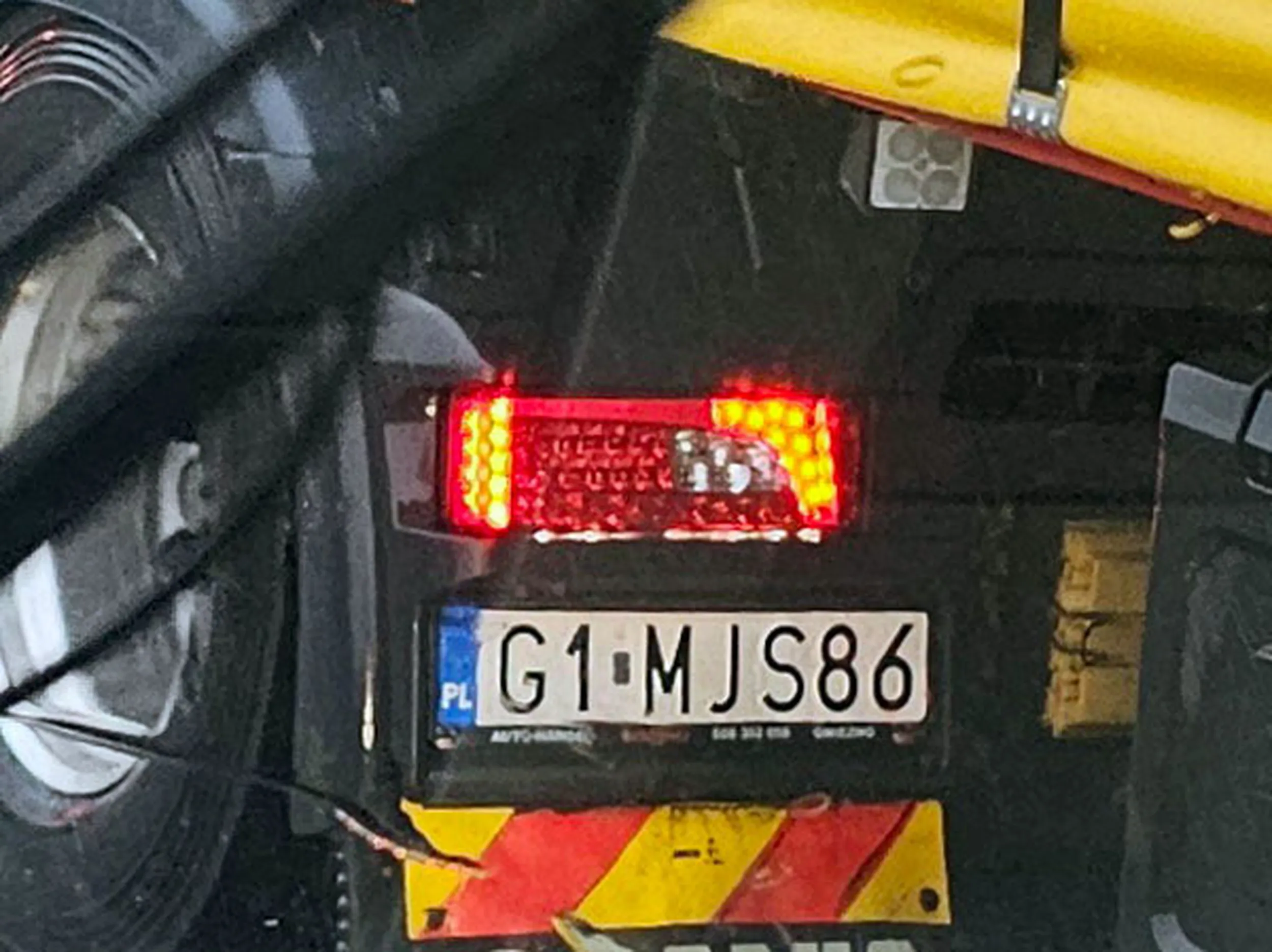 Fajny numer, blacha G1 MJS86