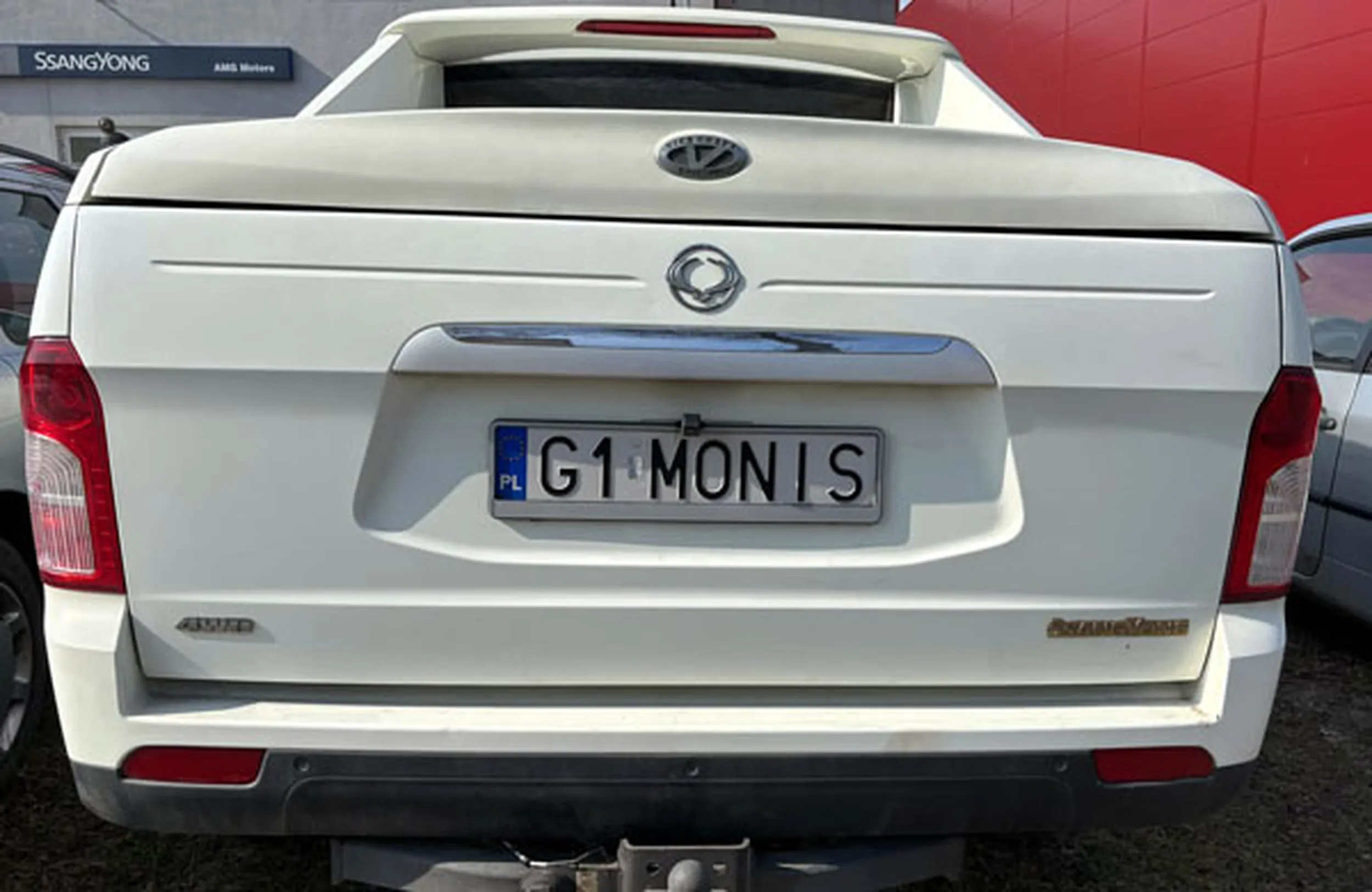 Fajny numer, blacha G1 MONIS