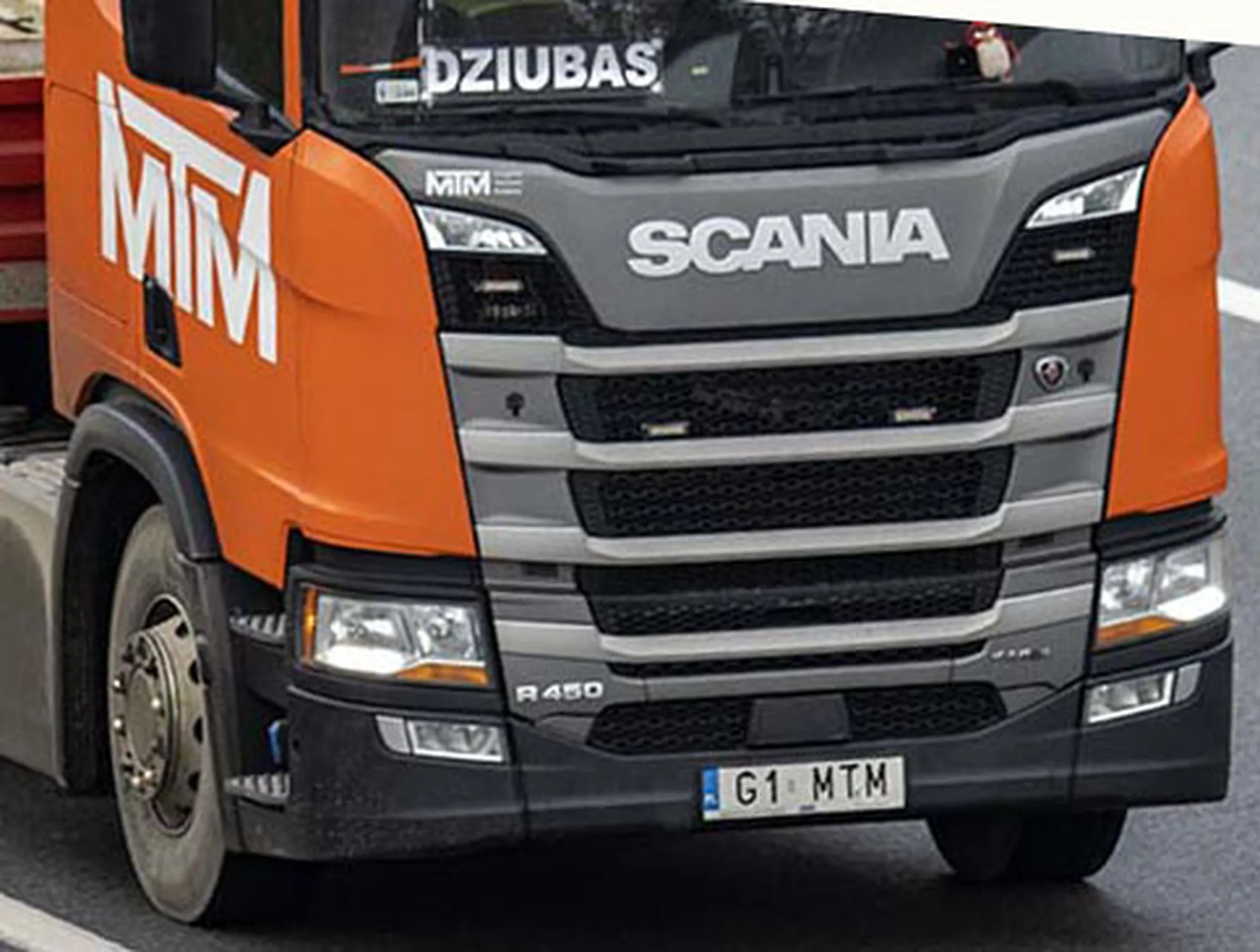 Fajny numer, blacha G1 MTM