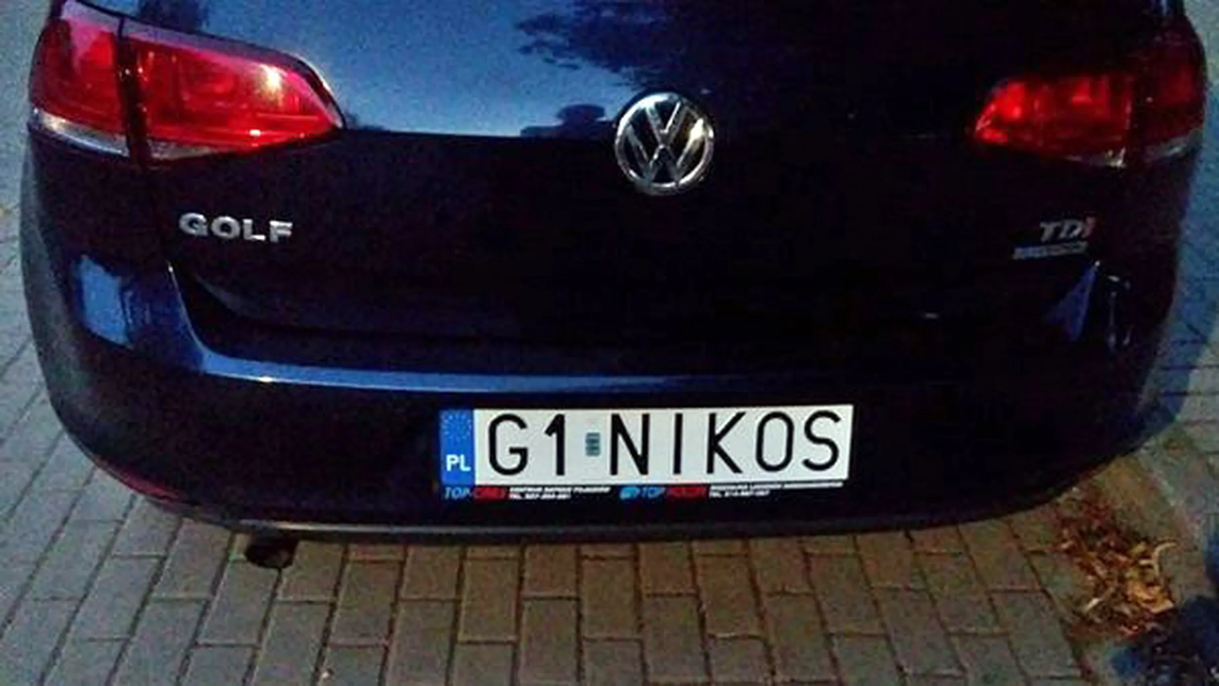 Fajny numer, blacha G1 NIKOS