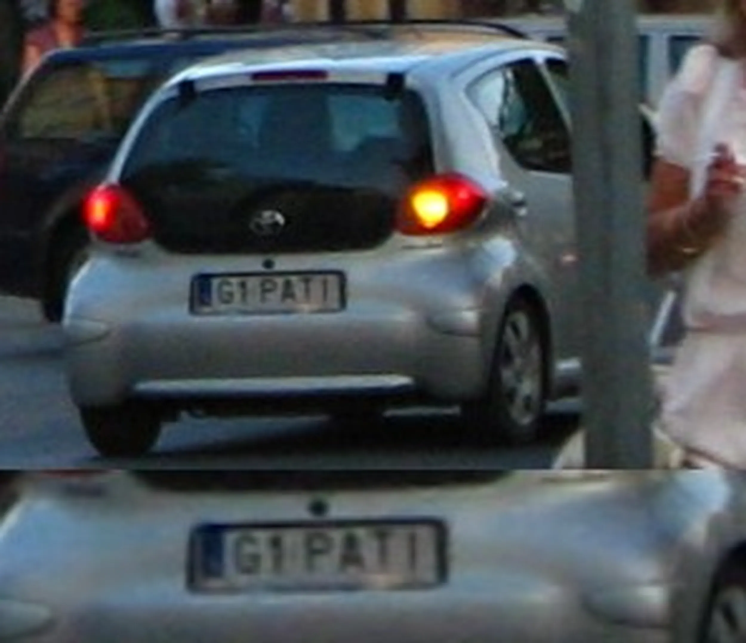 Fajny numer, blacha G1 PATI