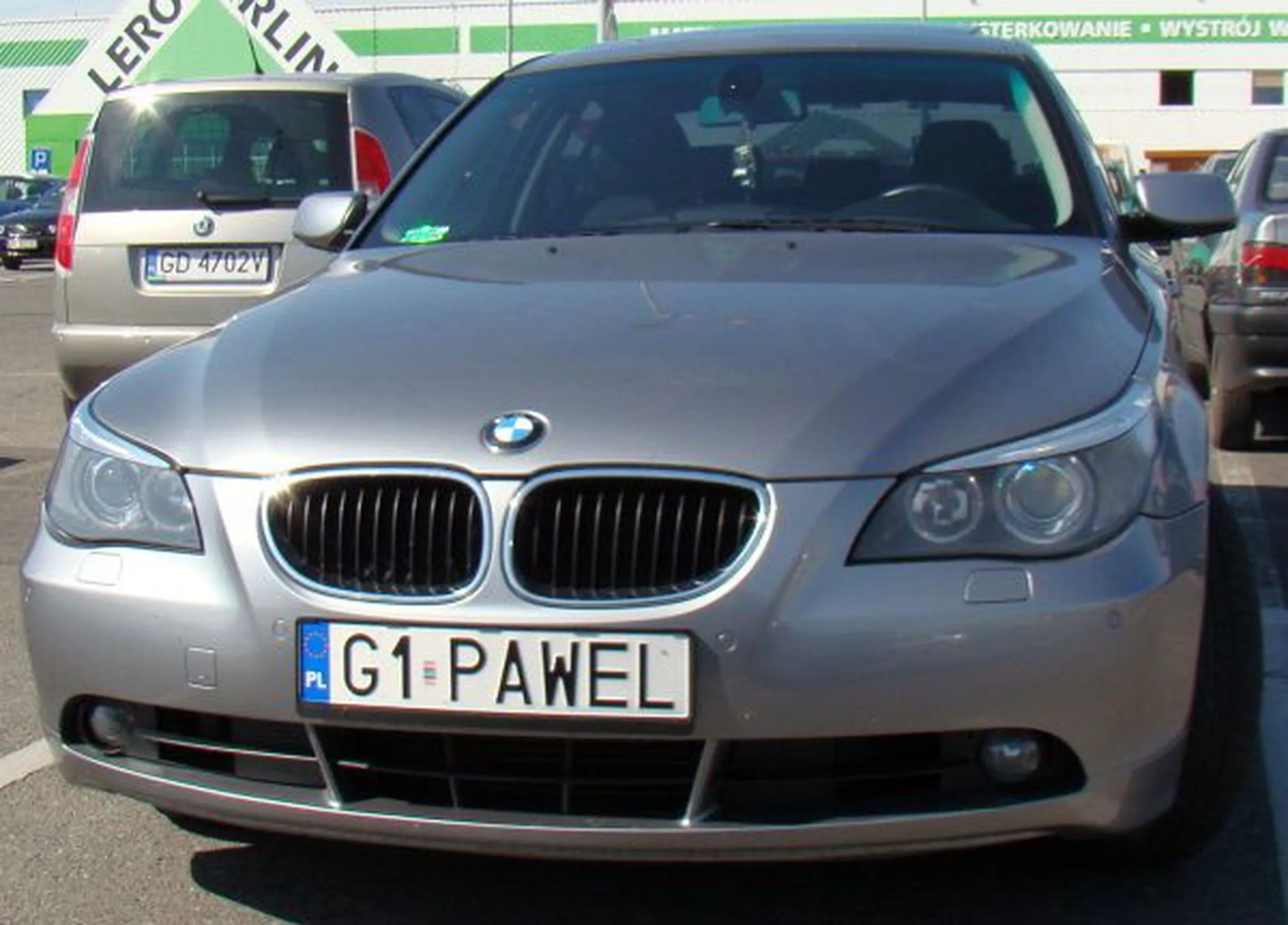 Fajny numer, blacha G1 PAWEL