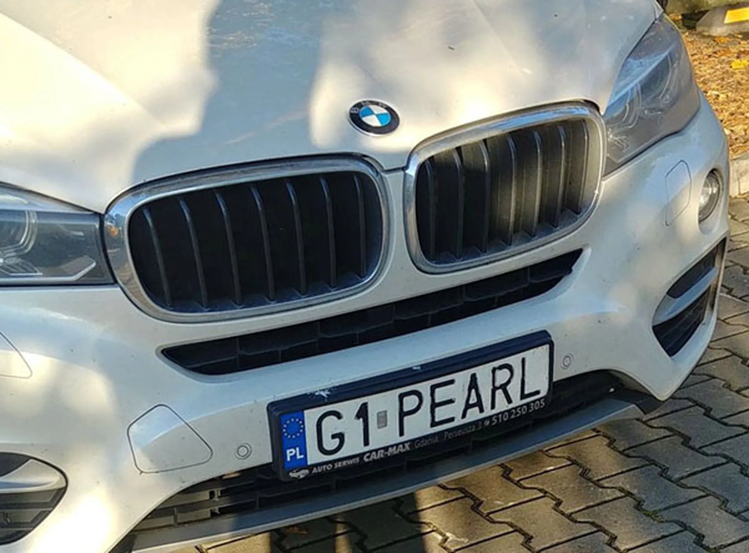 Fajny numer, blacha G1 PEARL