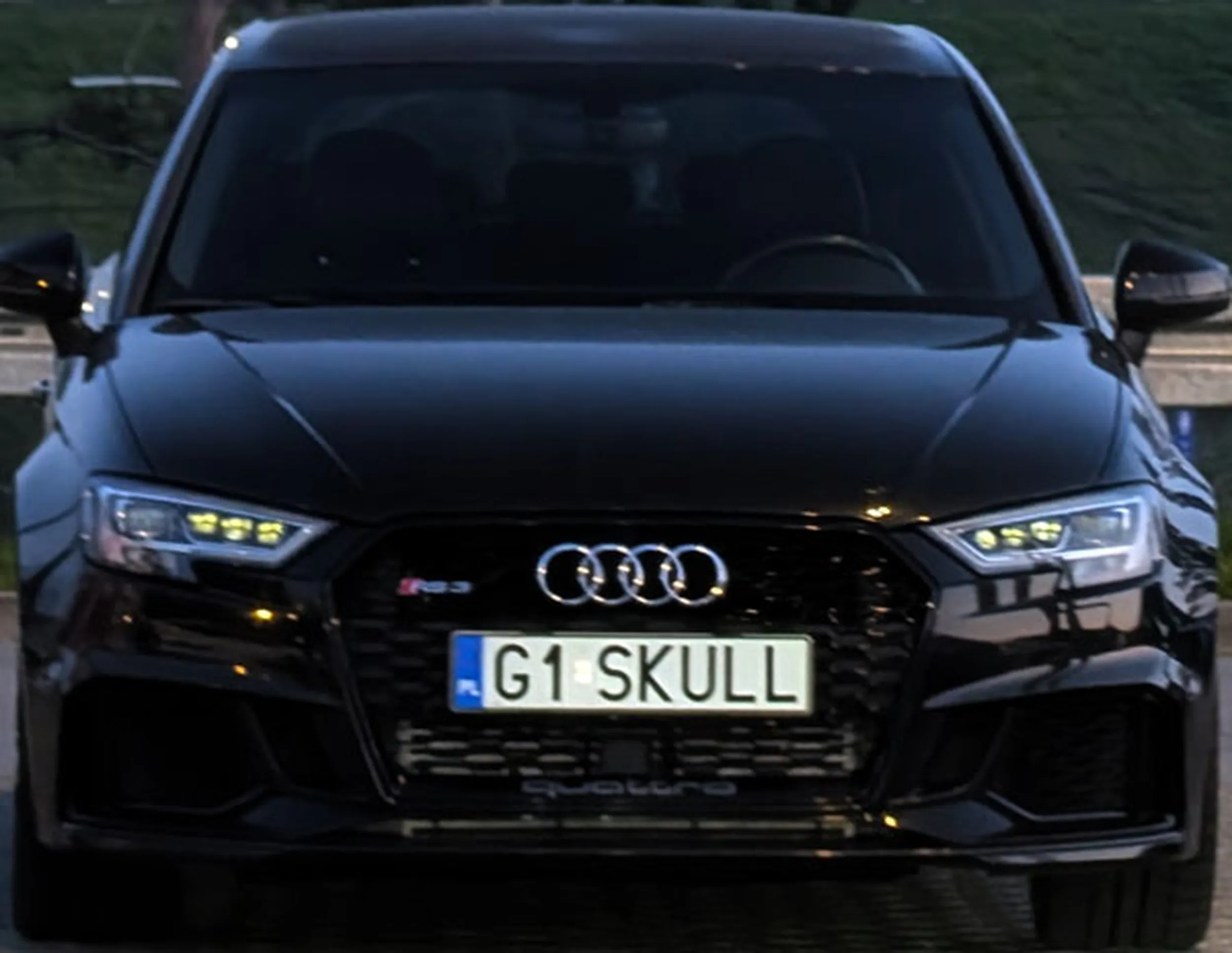 Fajny numer, blacha G1 SKULL