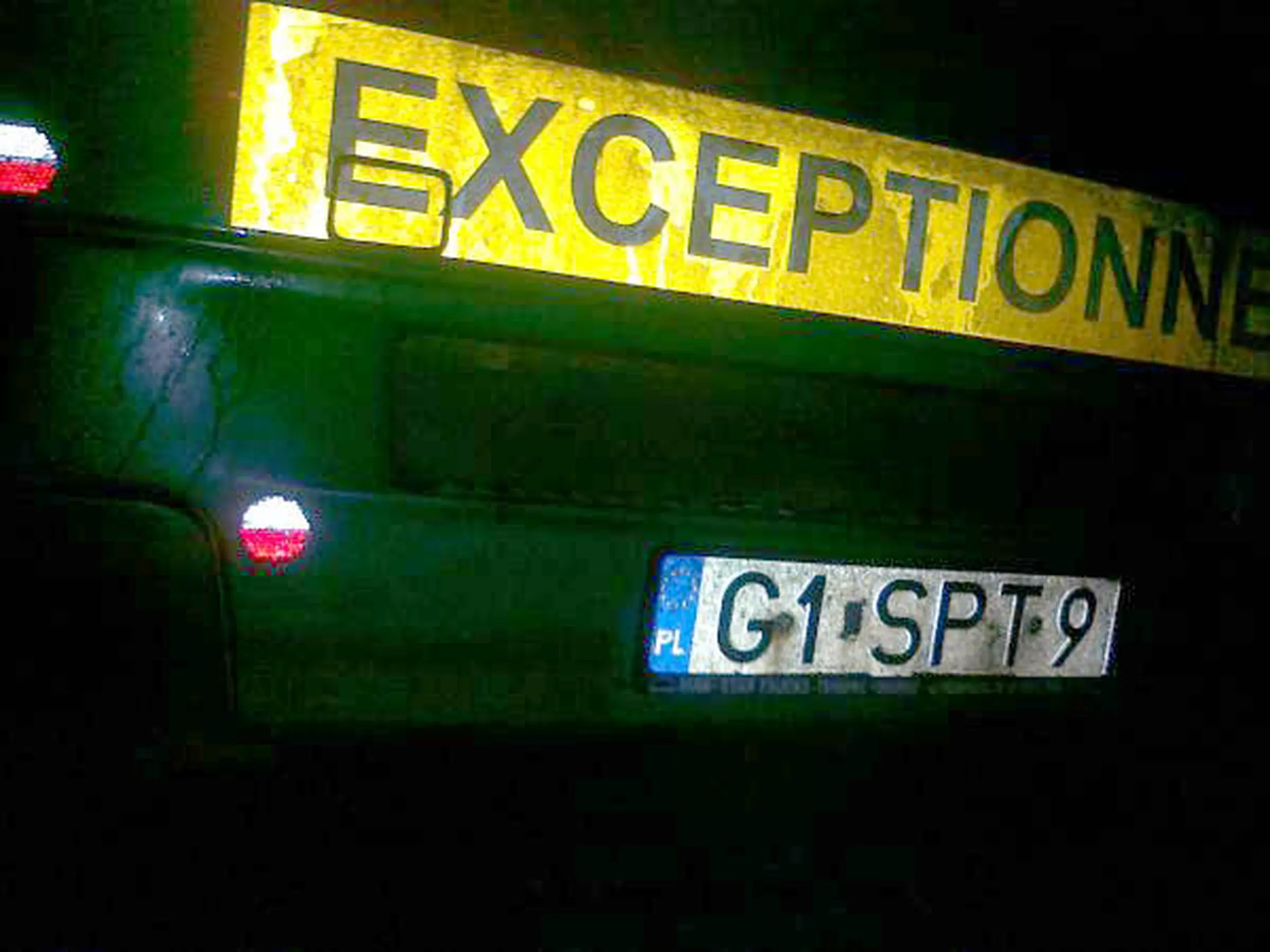 Fajny numer, blacha G1 SPT9