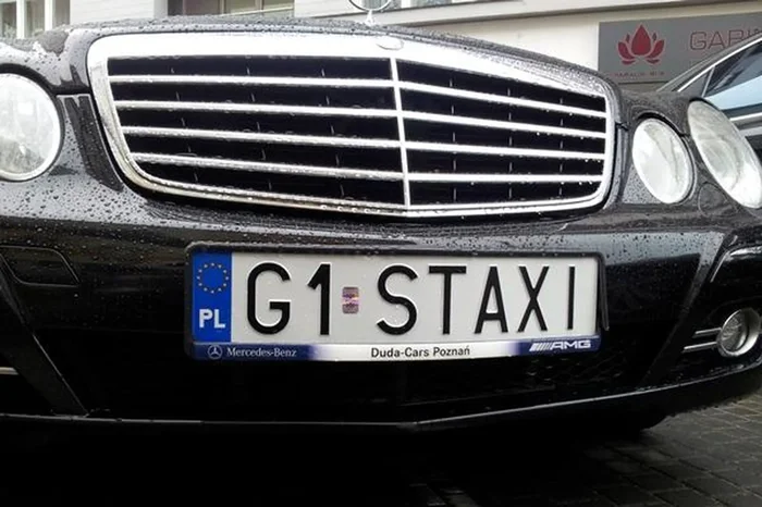 Fajny numer, blacha G1 STAXI