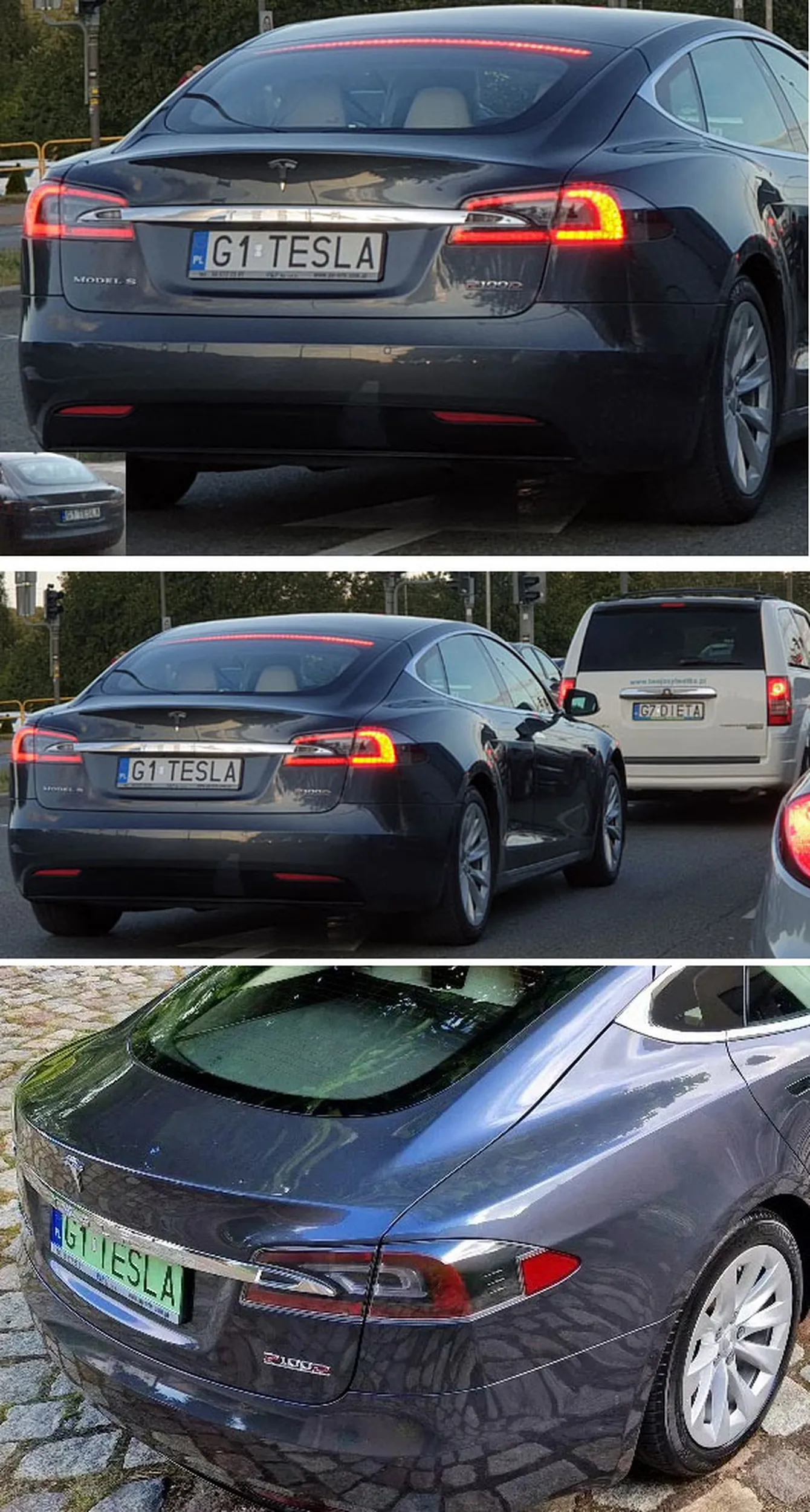 Fajny numer, blacha G1 TESLA