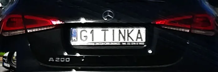 Fajny numer, blacha G1 TINKA