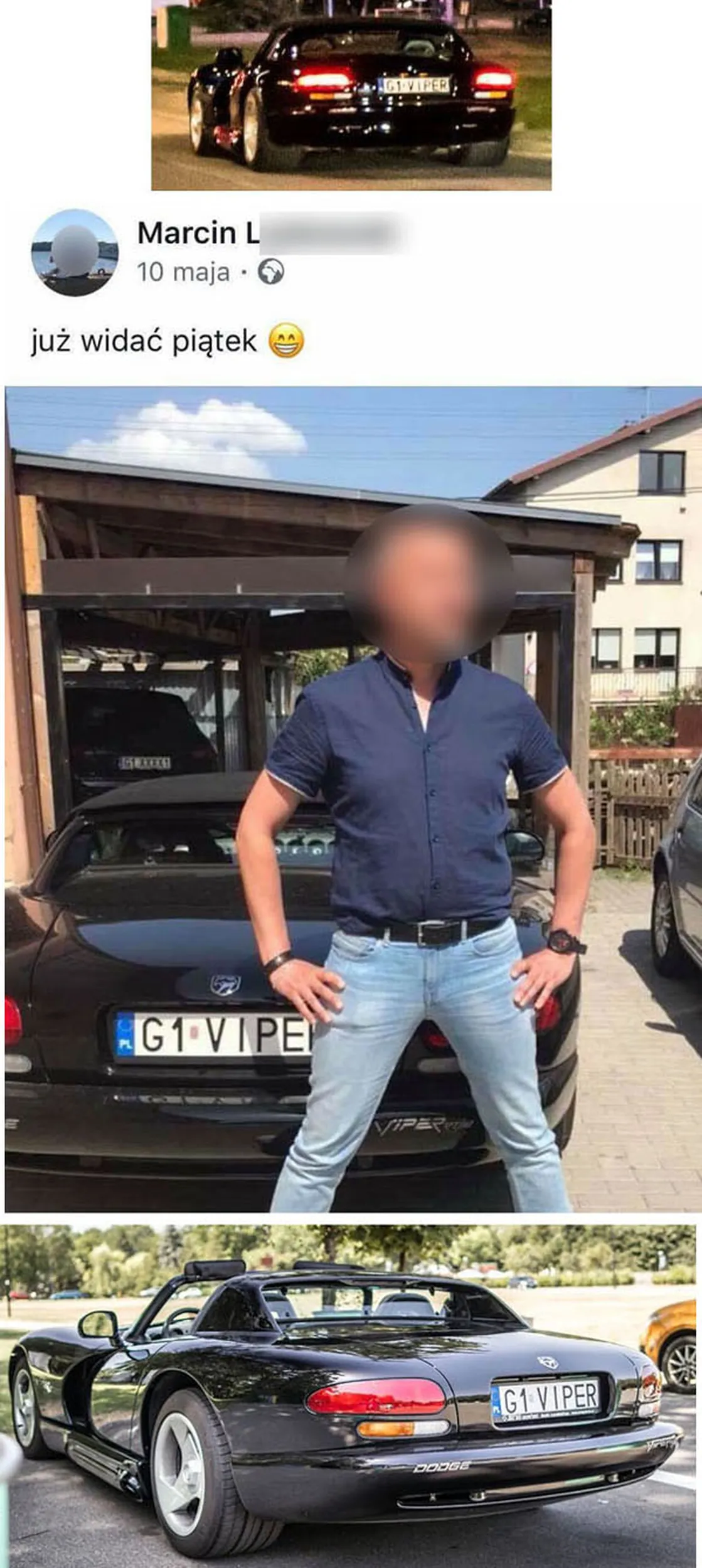 Fajny numer, blacha G1 VIPER