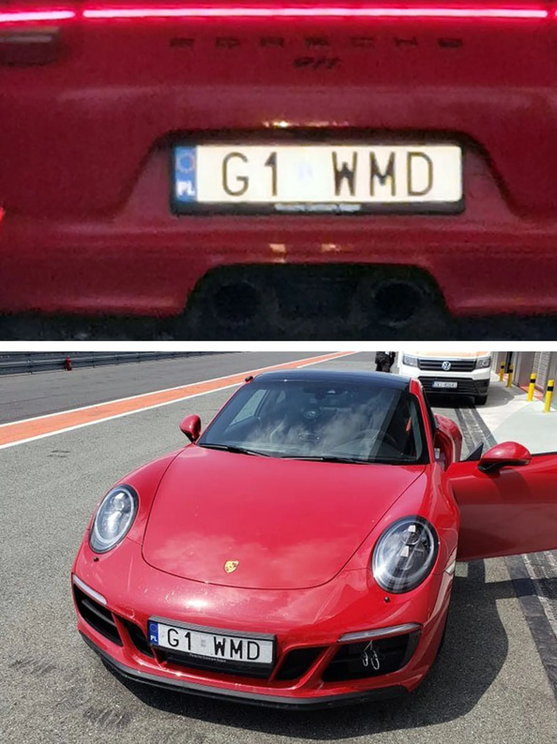 Fajny numer, blacha G1 WMD