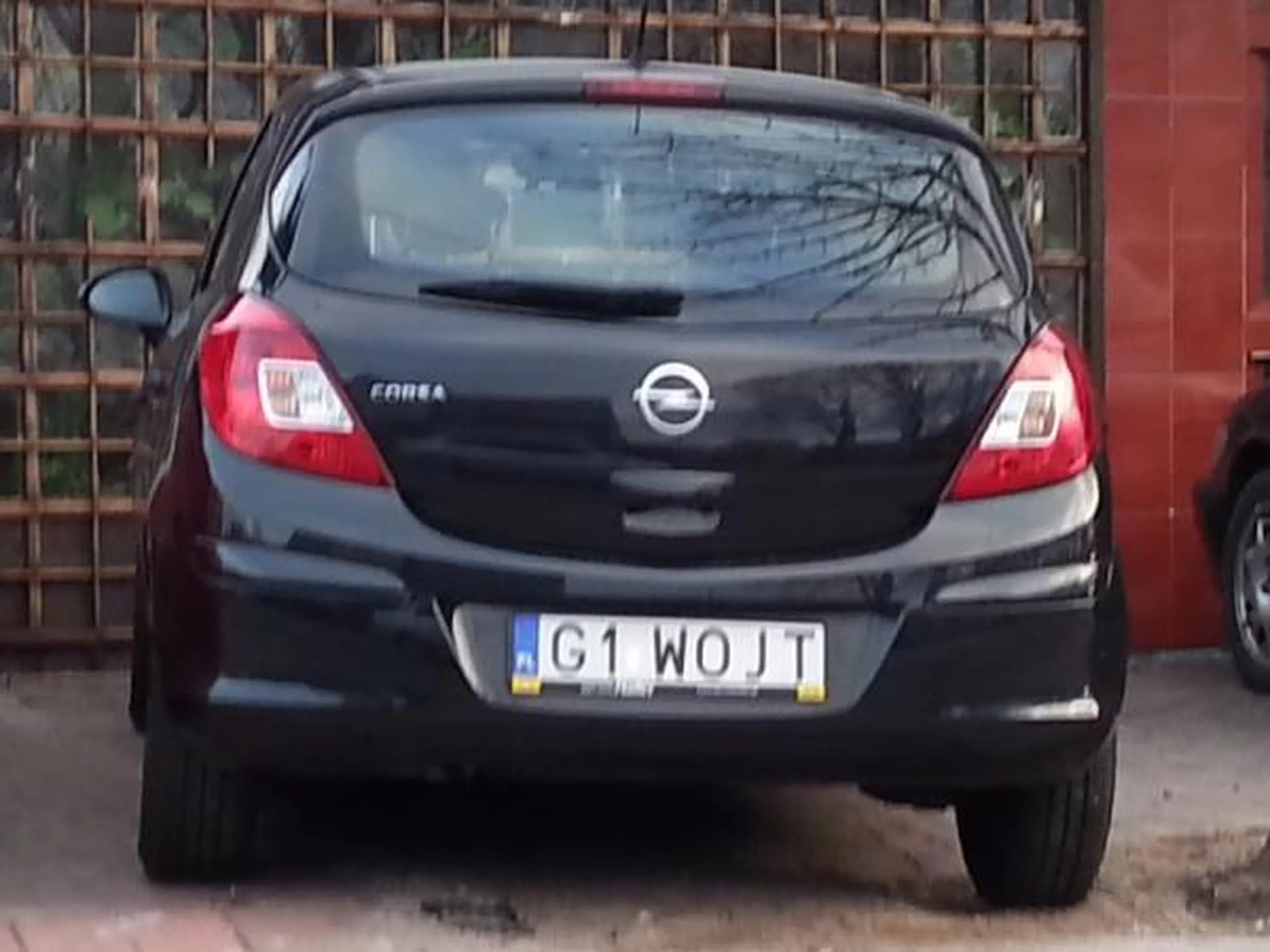 Fajny numer, blacha G1 WOJT