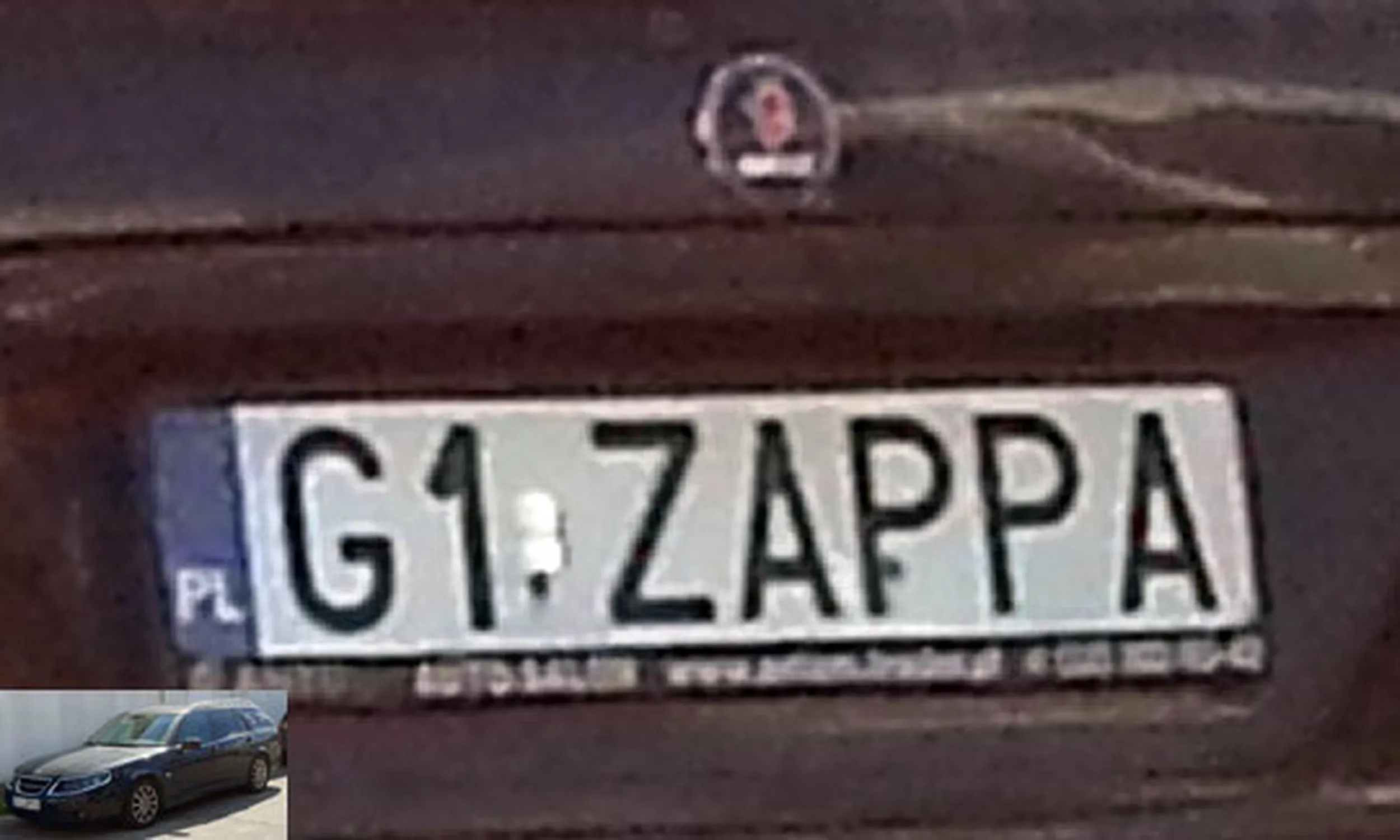 Fajny numer, blacha G1 ZAPPA