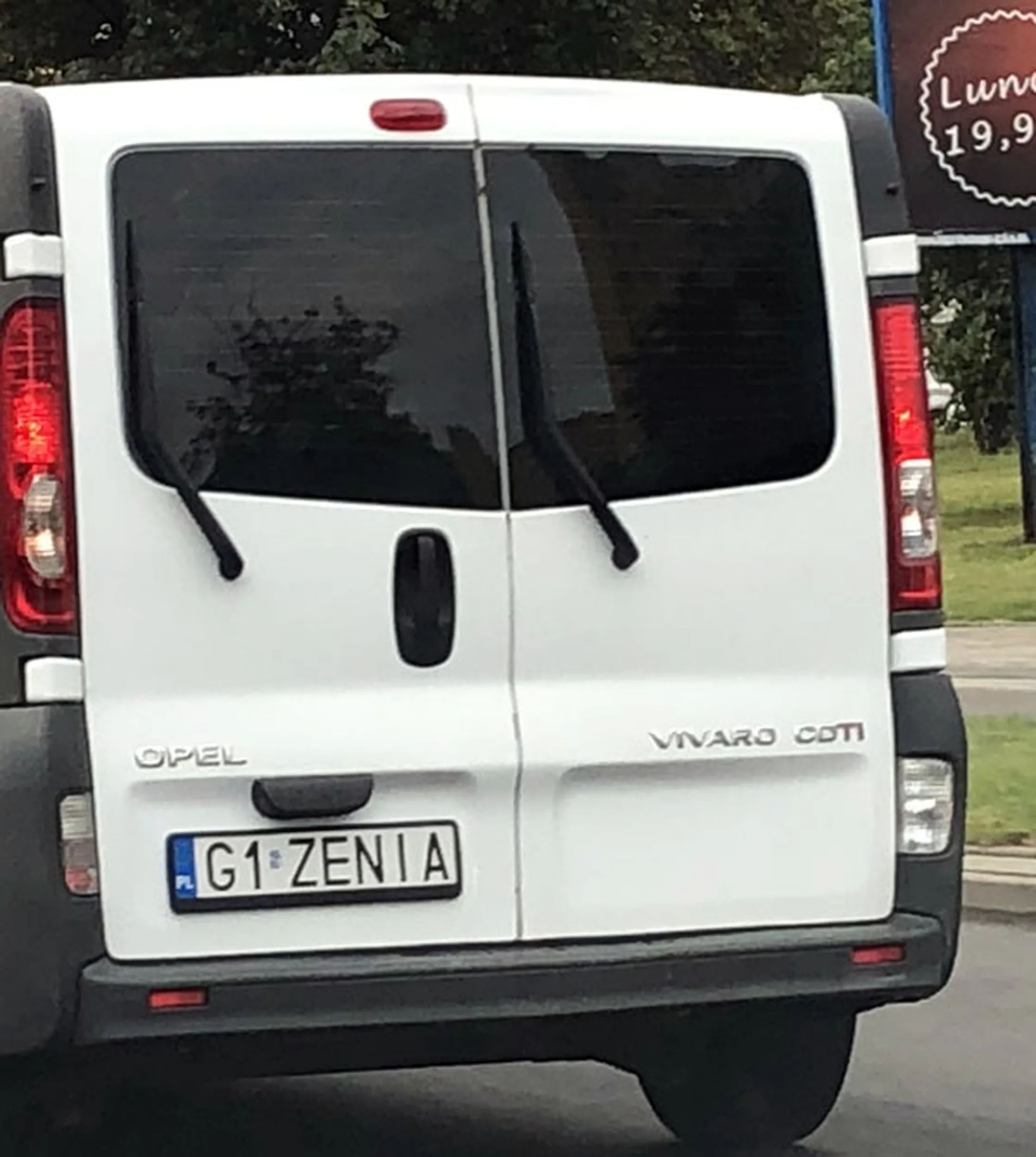 Fajny numer, blacha G1 ZENIA