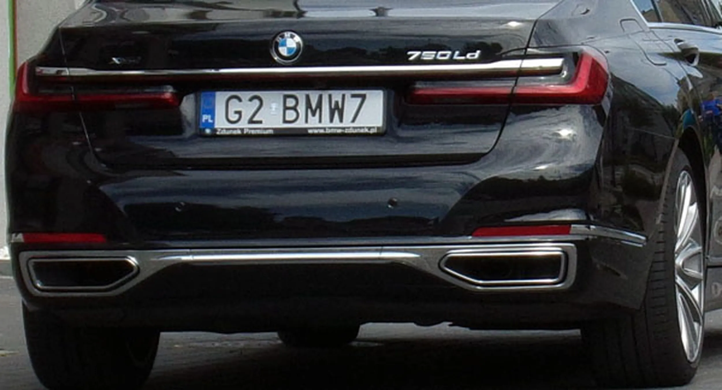 Fajny numer, blacha G2 BMW7