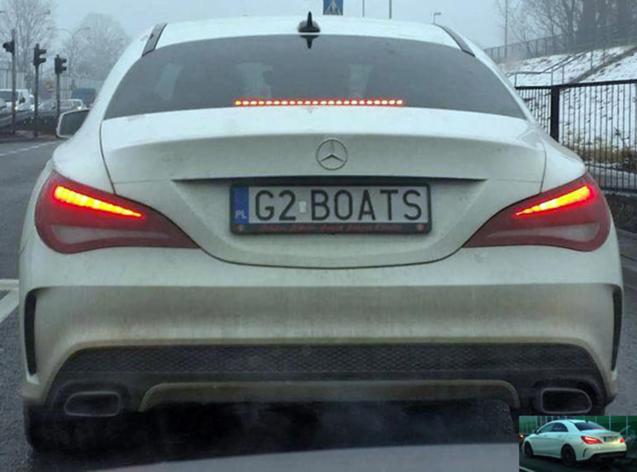 Fajny numer, blacha G2 BOATS