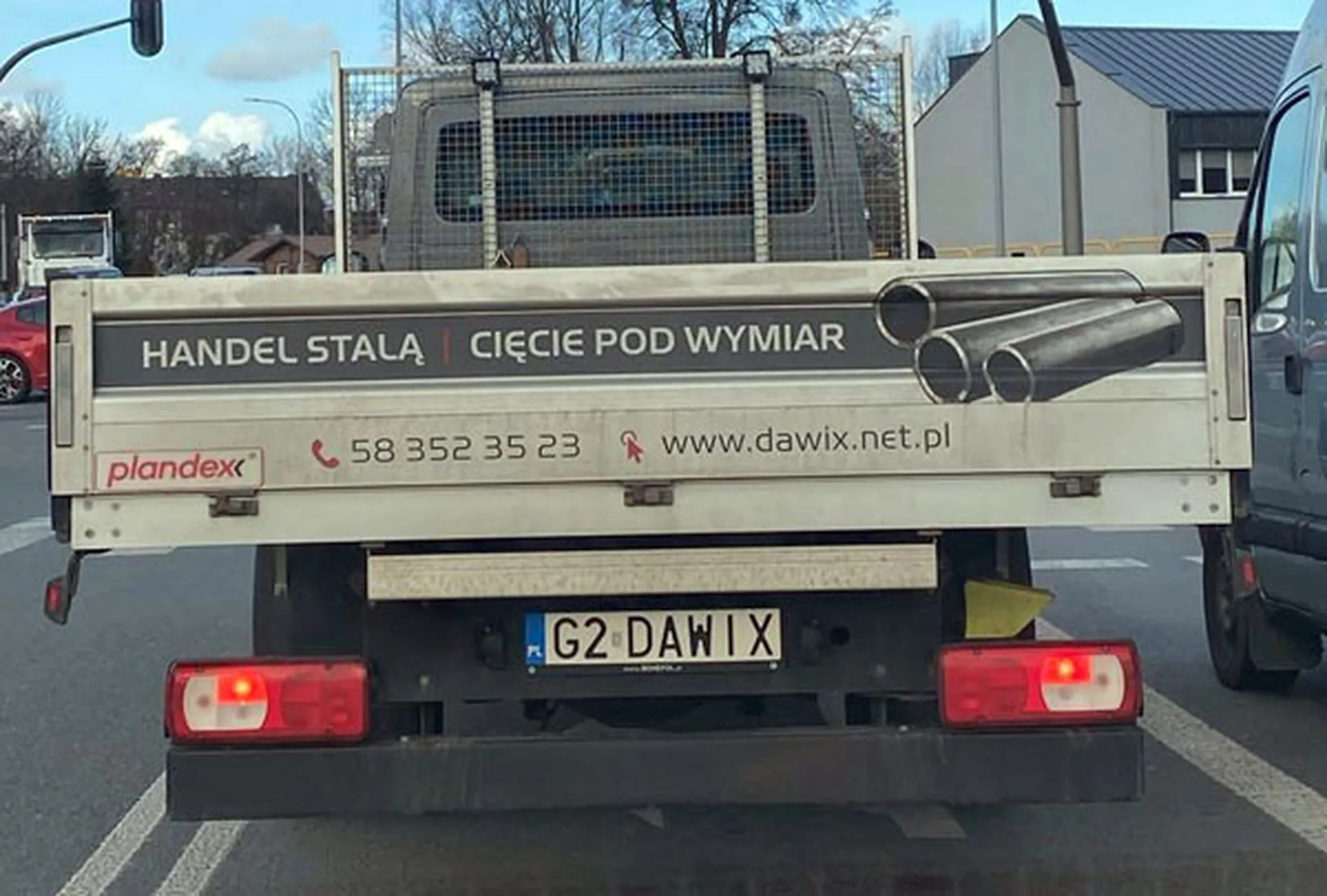 Fajny numer, blacha G2 DAWIX