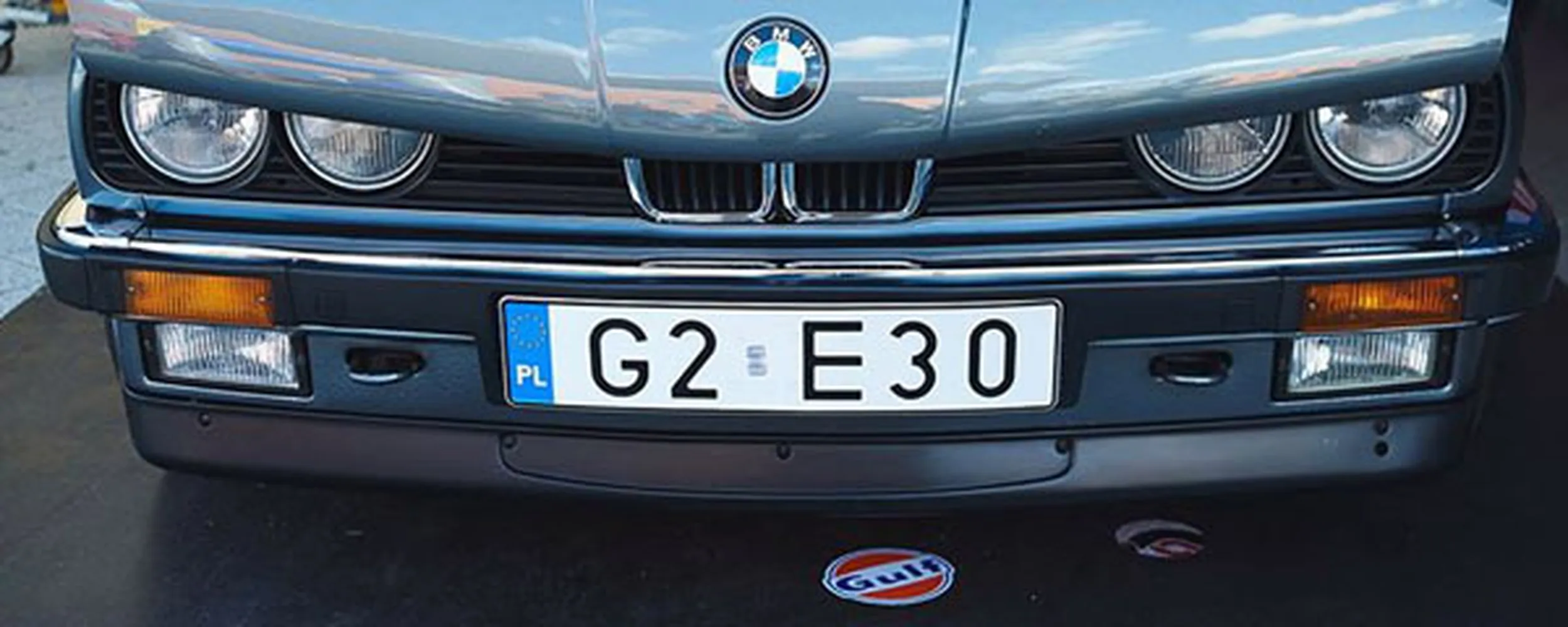 Fajny numer, blacha G2 E30