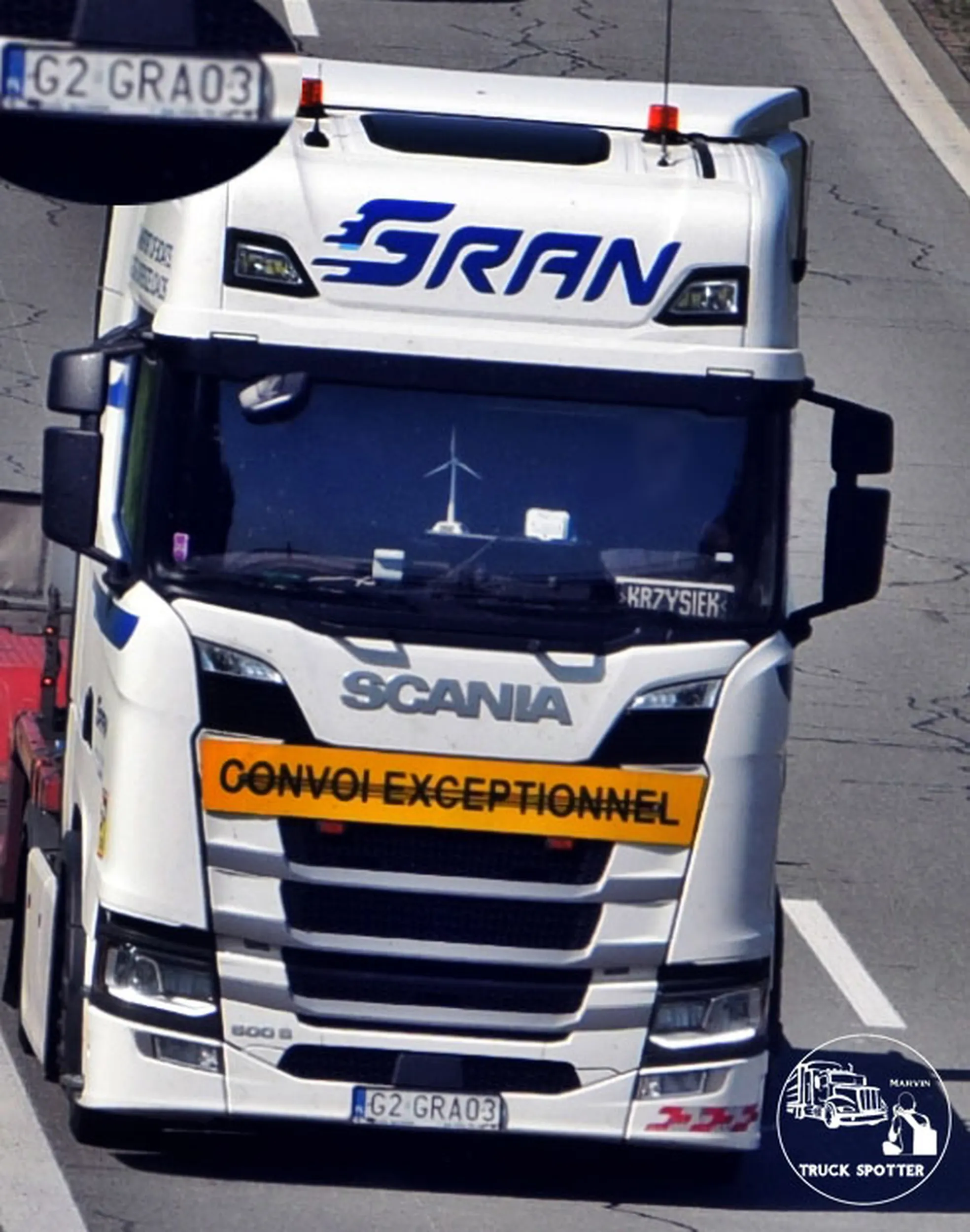 Fajny numer, blacha G2 GRA03