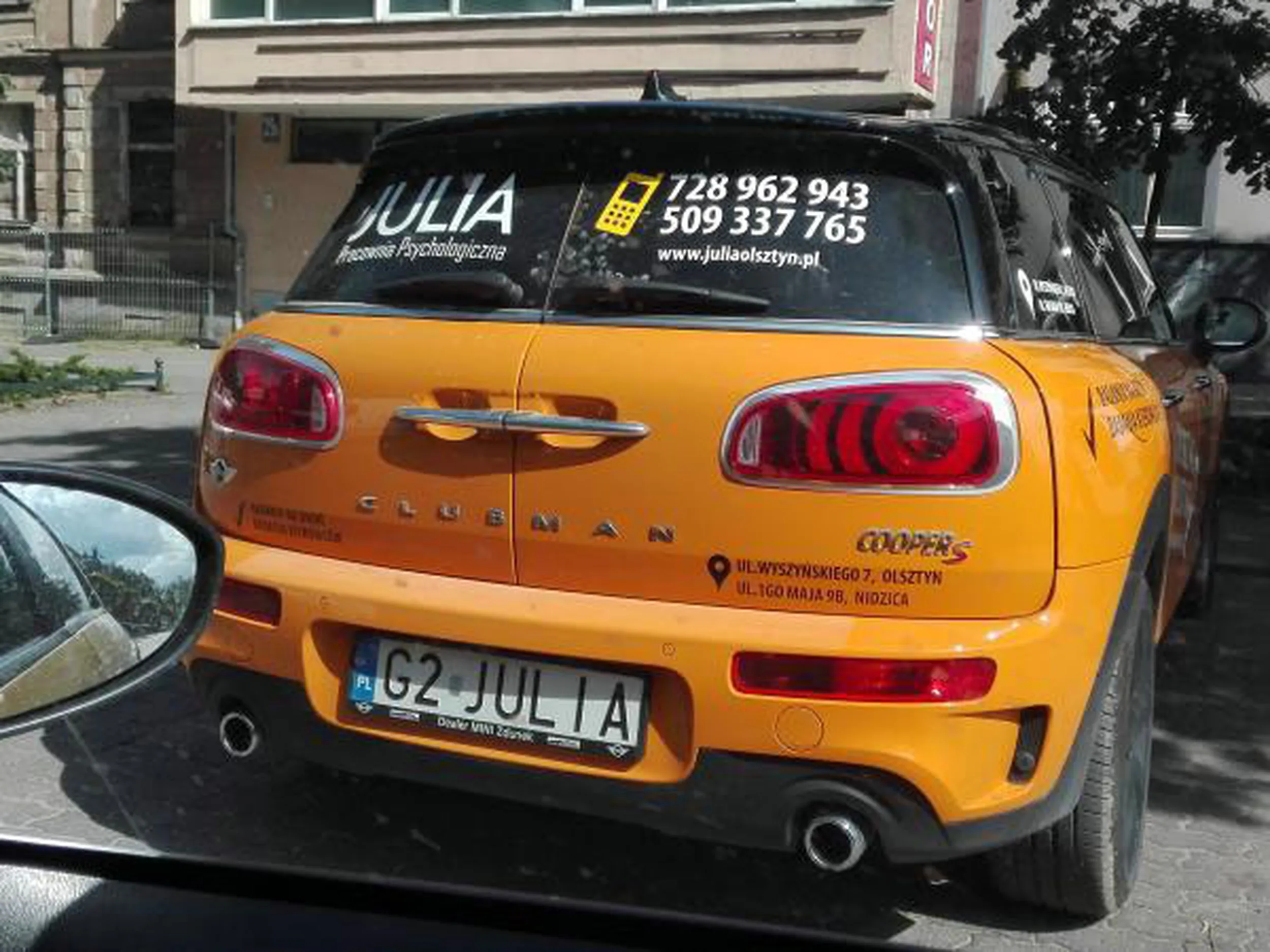 Fajny numer, blacha G2 JULIA