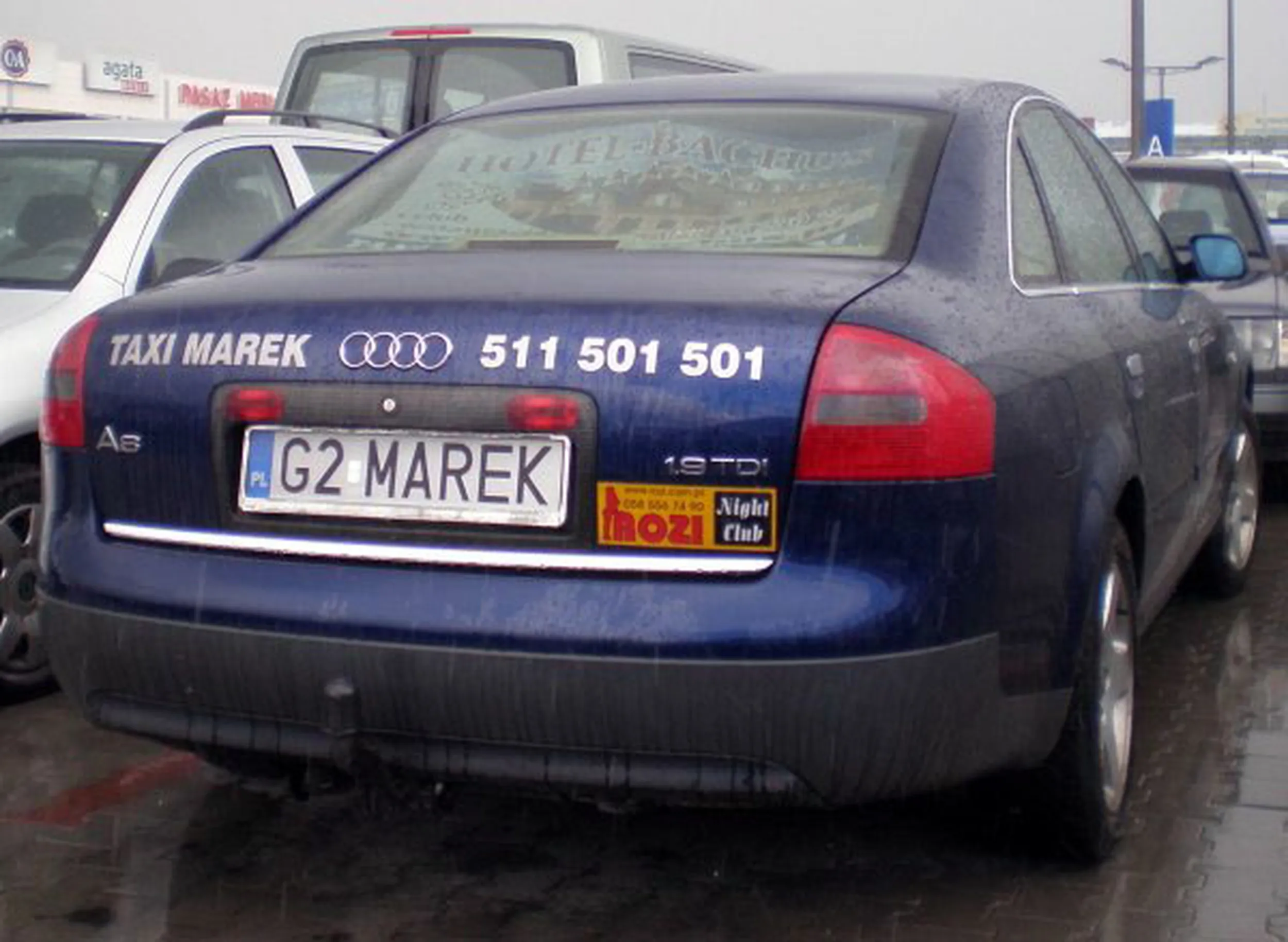 Fajny numer, blacha G2 MAREK