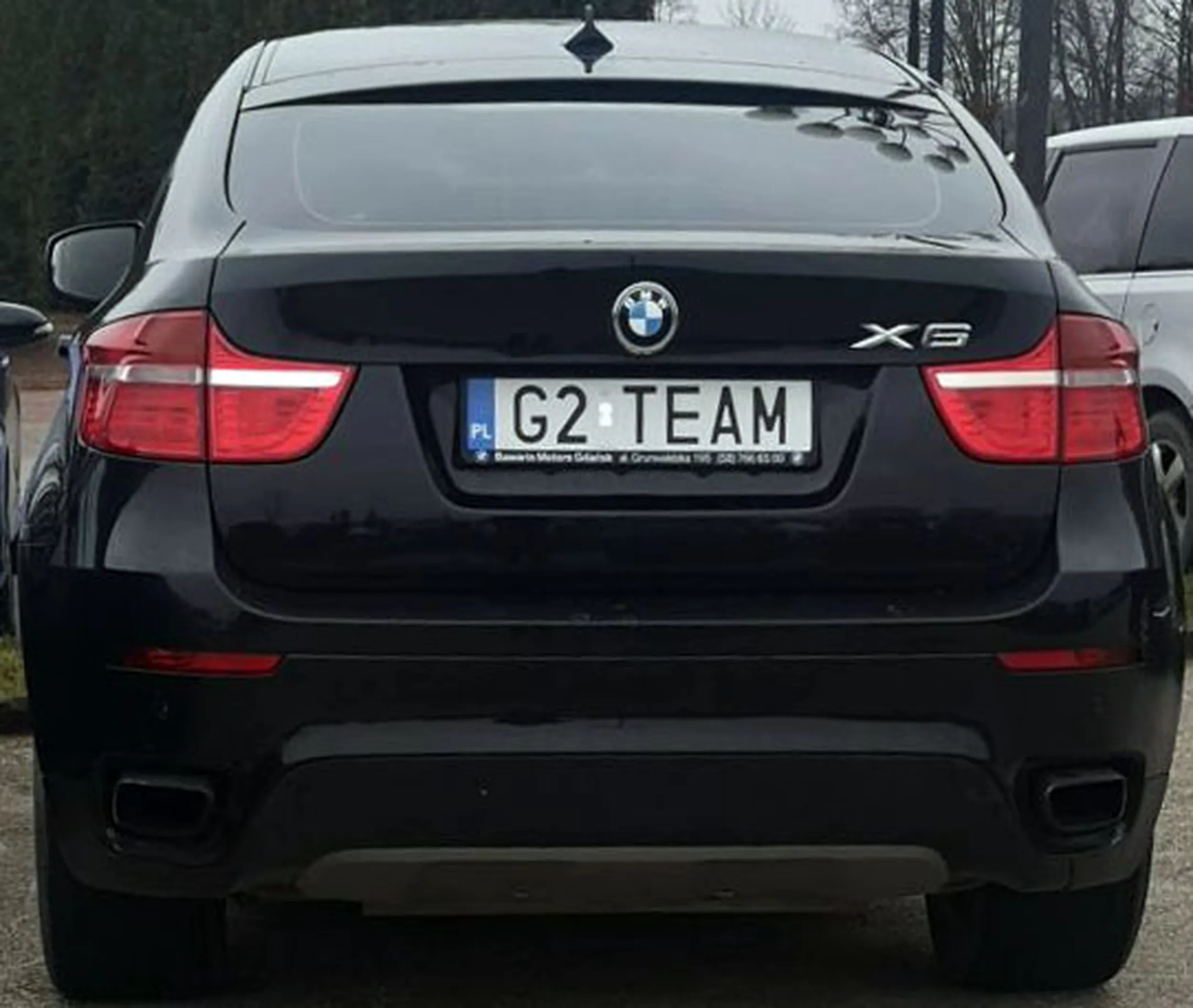 Fajny numer, blacha G2 TEAM