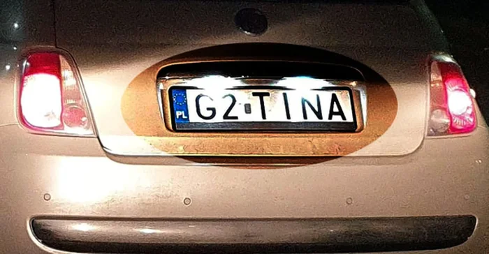 Fajny numer, blacha G2 TINA