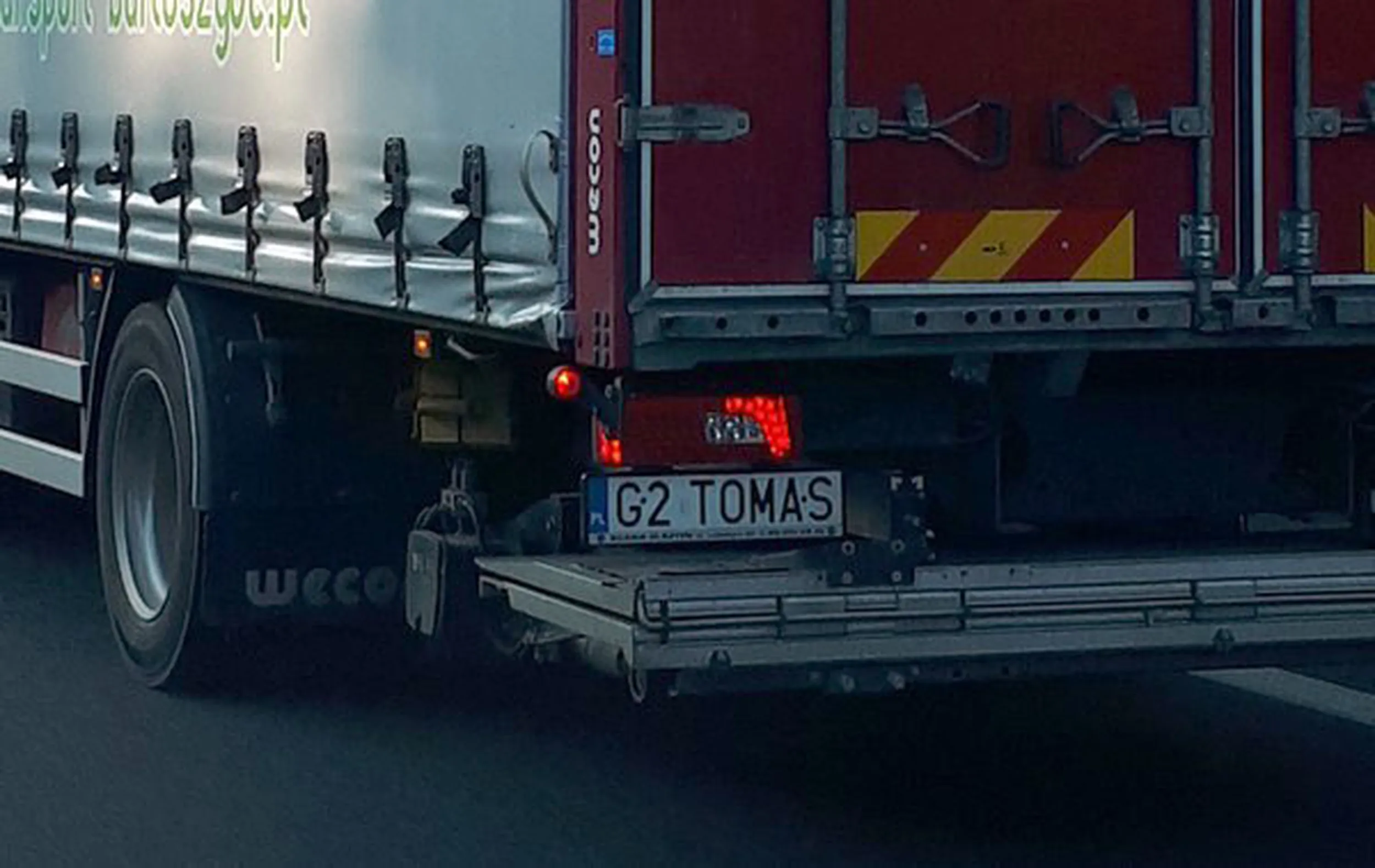 Fajny numer, blacha G2 TOMAS