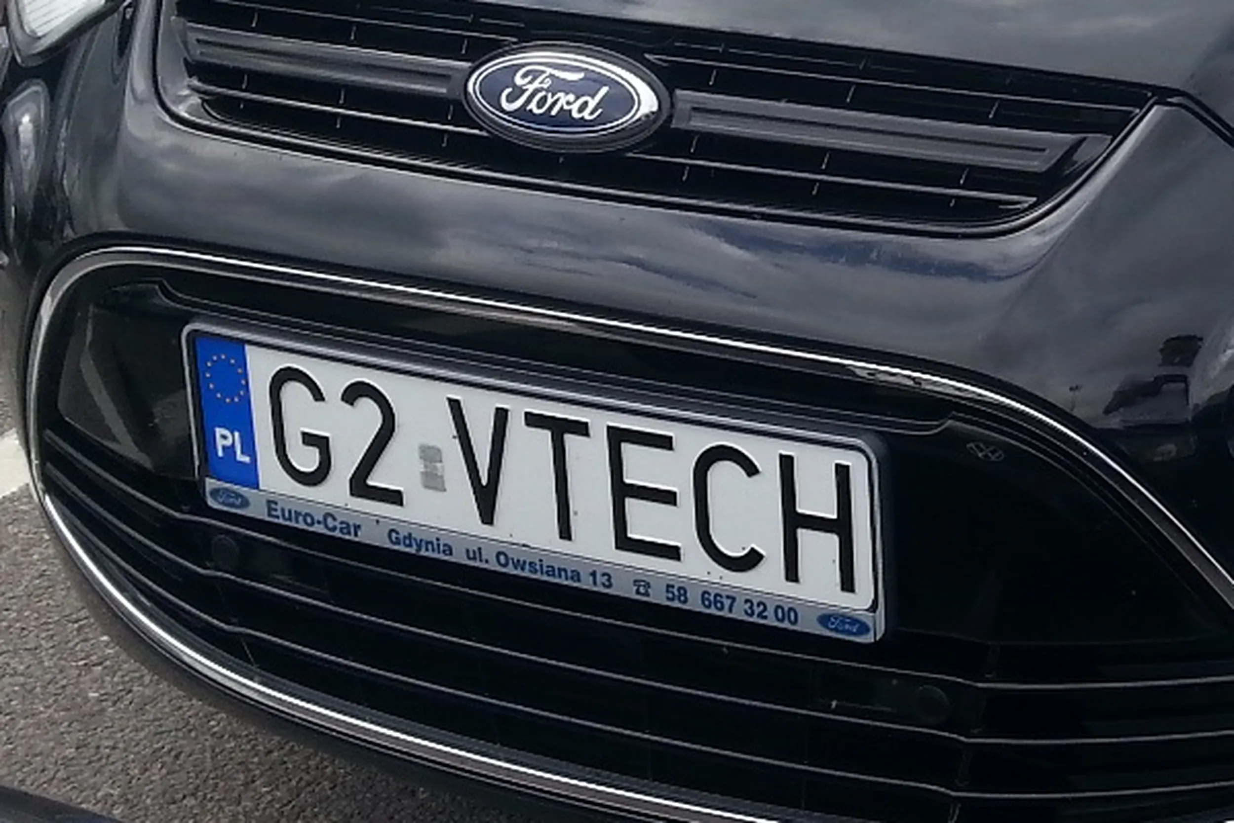 Fajny numer, blacha G2 VTECH