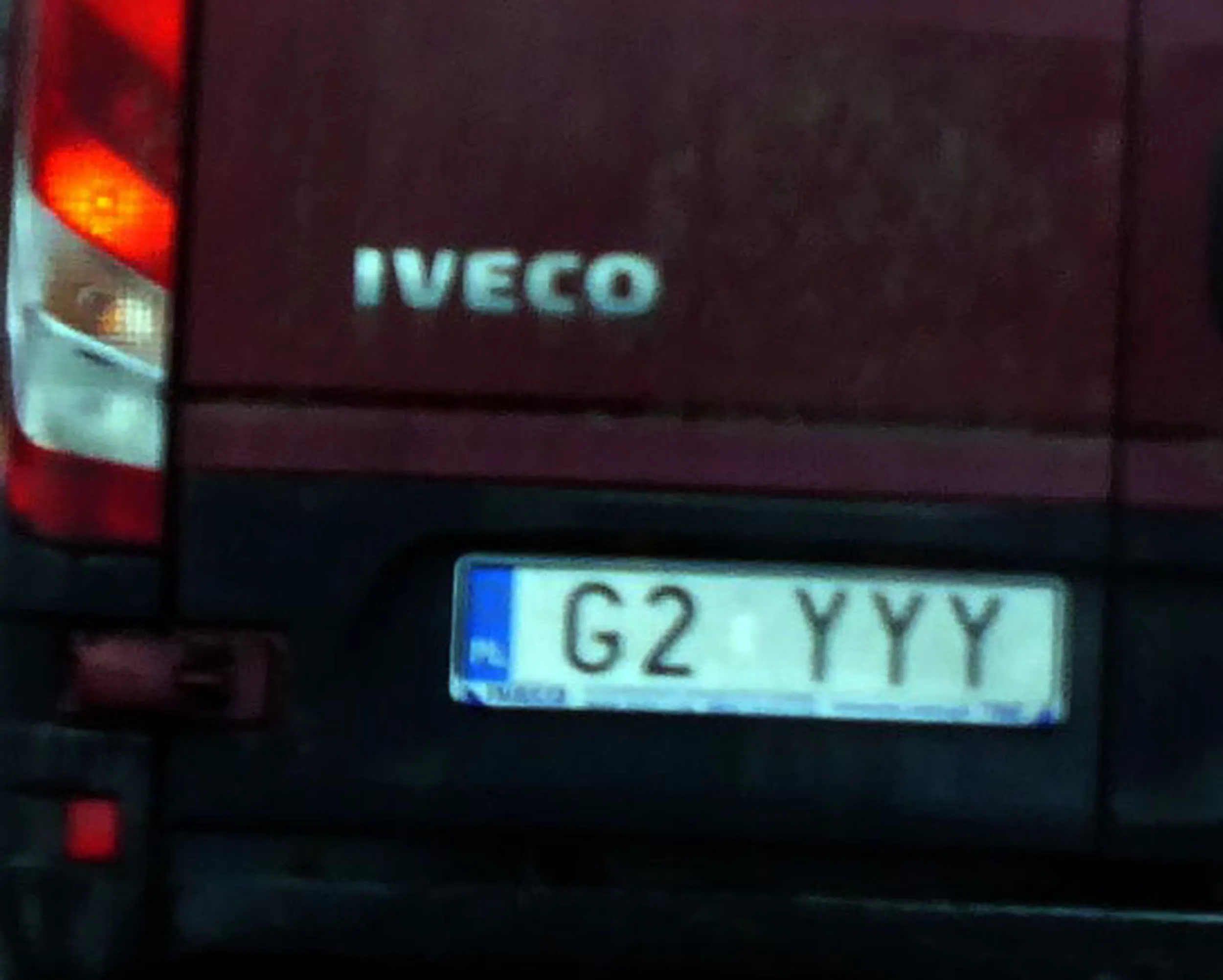 Fajny numer, blacha G2 YYY