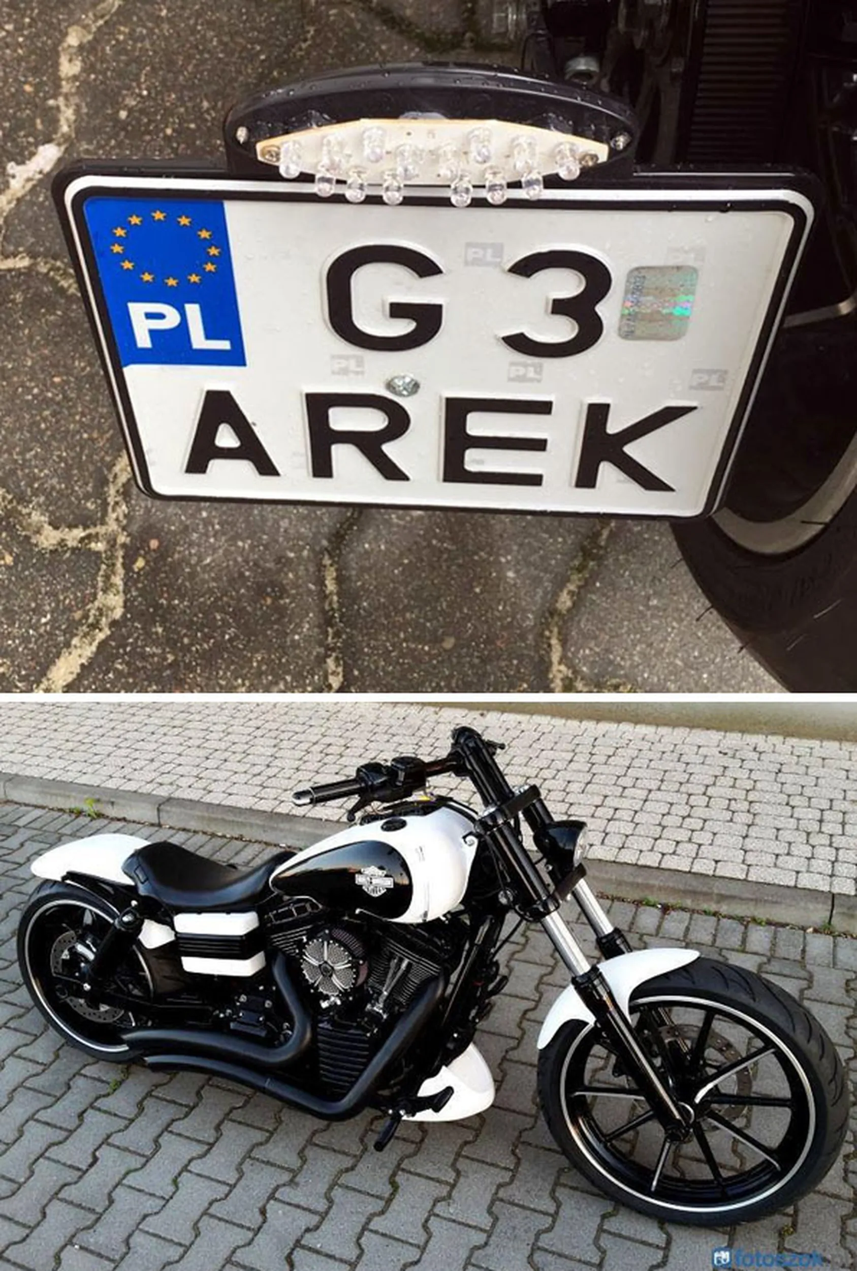 Fajny numer, blacha G3 AREK