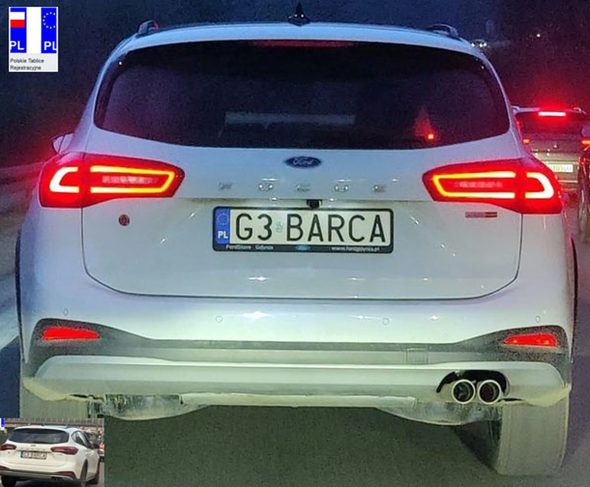 Fajny numer, blacha G3 BARCA