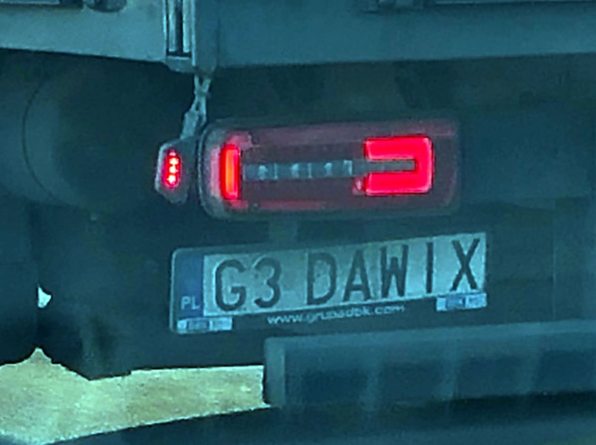 Fajny numer, blacha G3 DAWIX