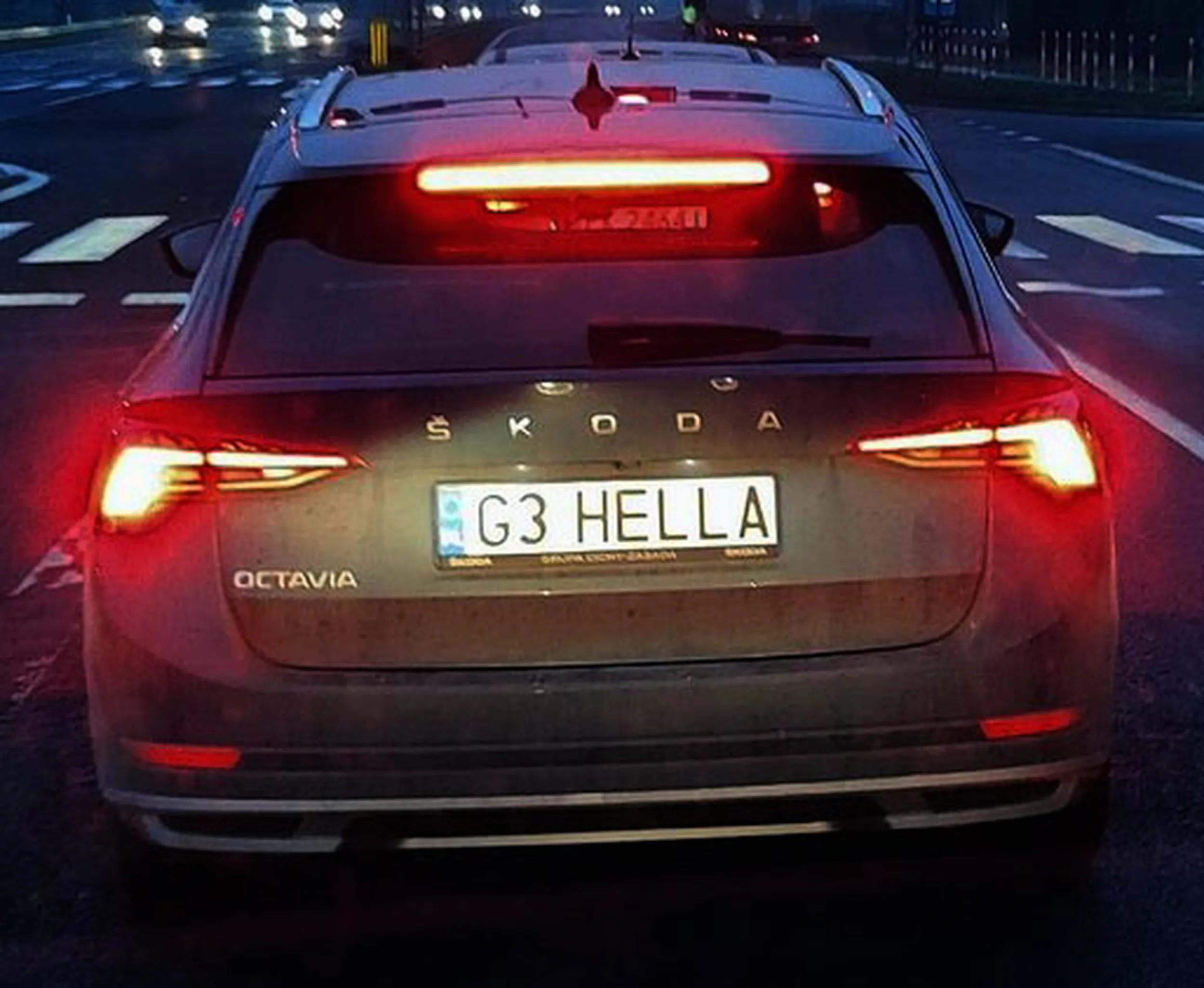 Fajny numer, blacha G3 HELLA