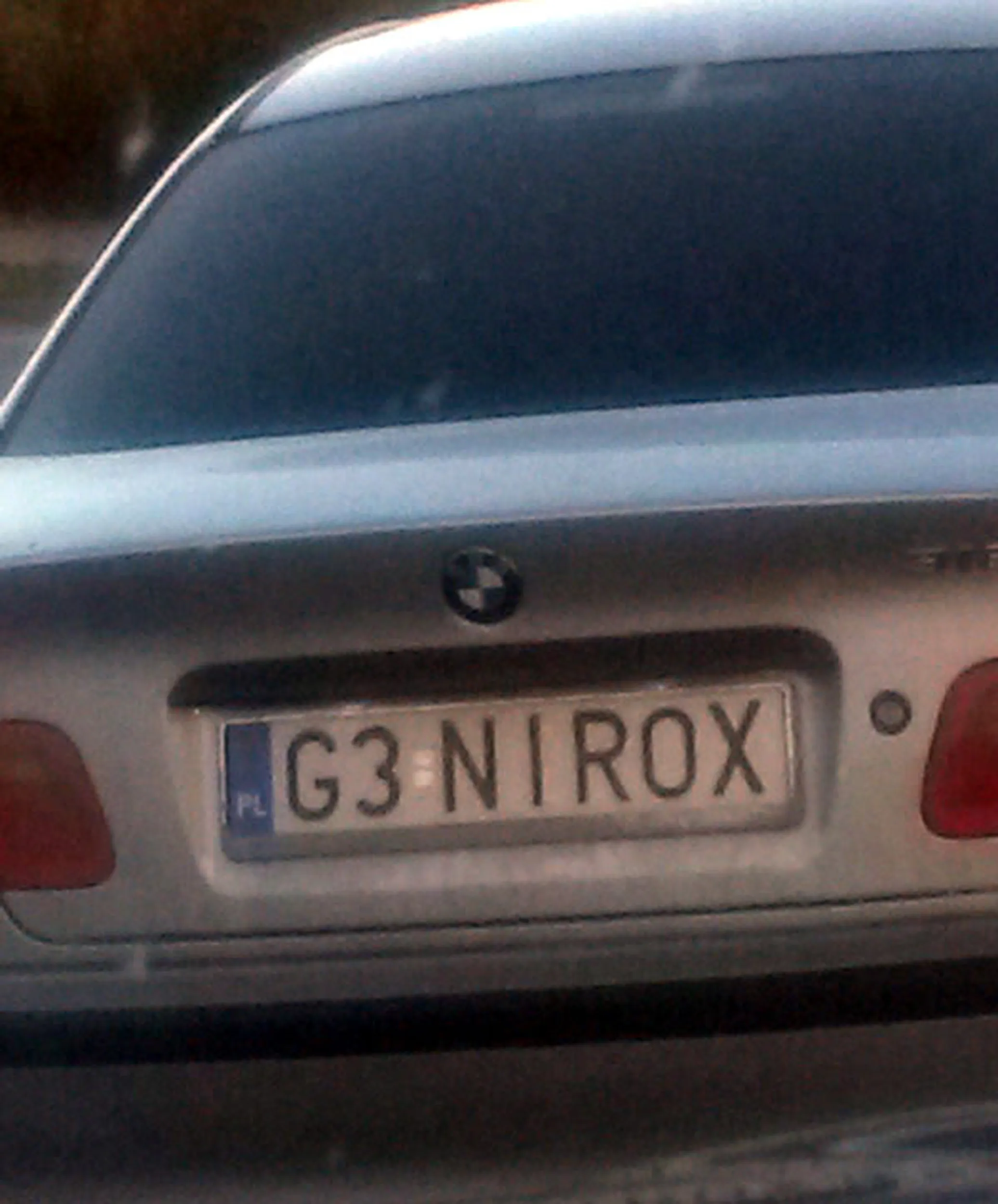 Fajny numer, blacha G3 NIROX