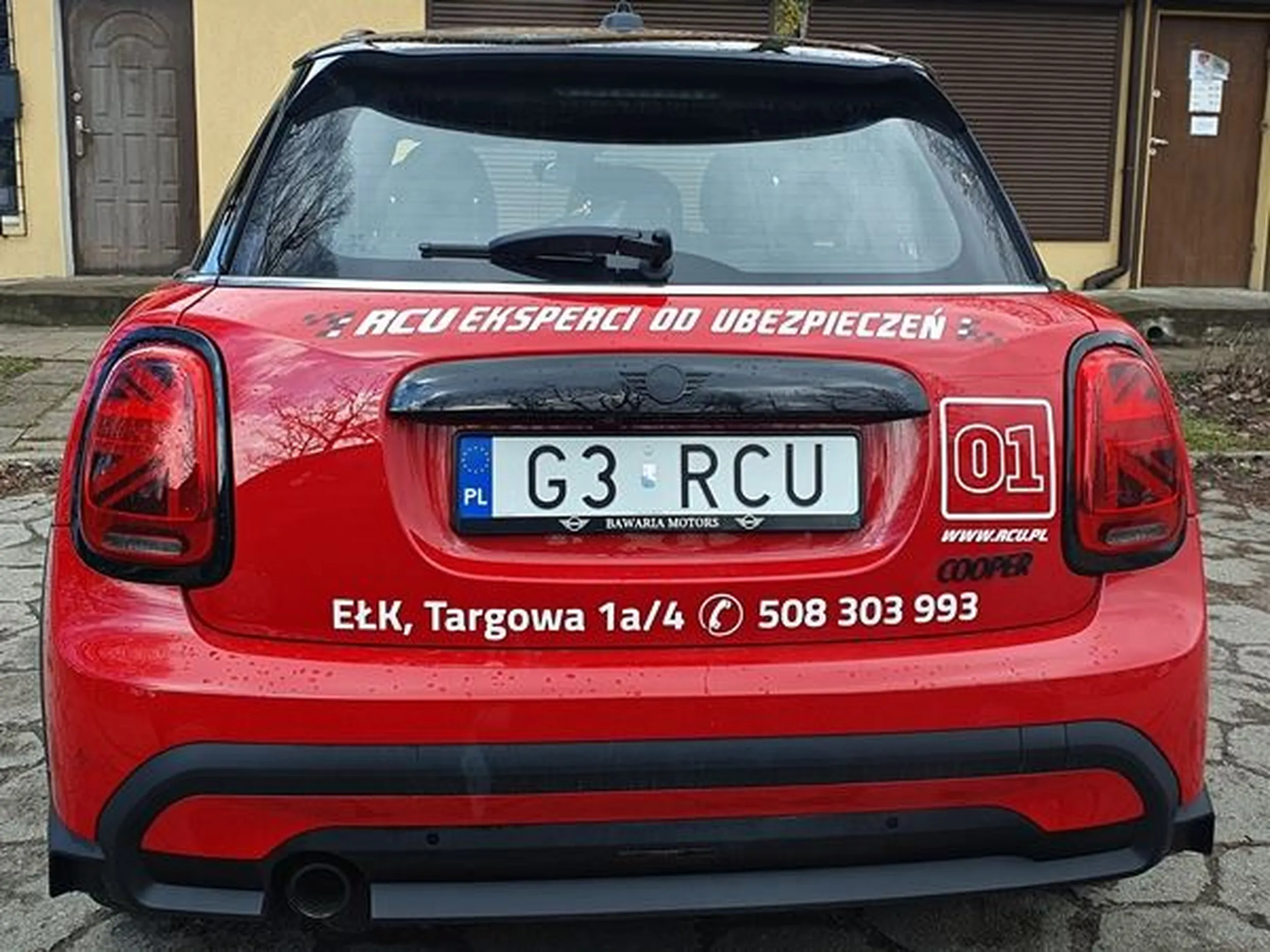 Fajny numer, blacha G3 RCU