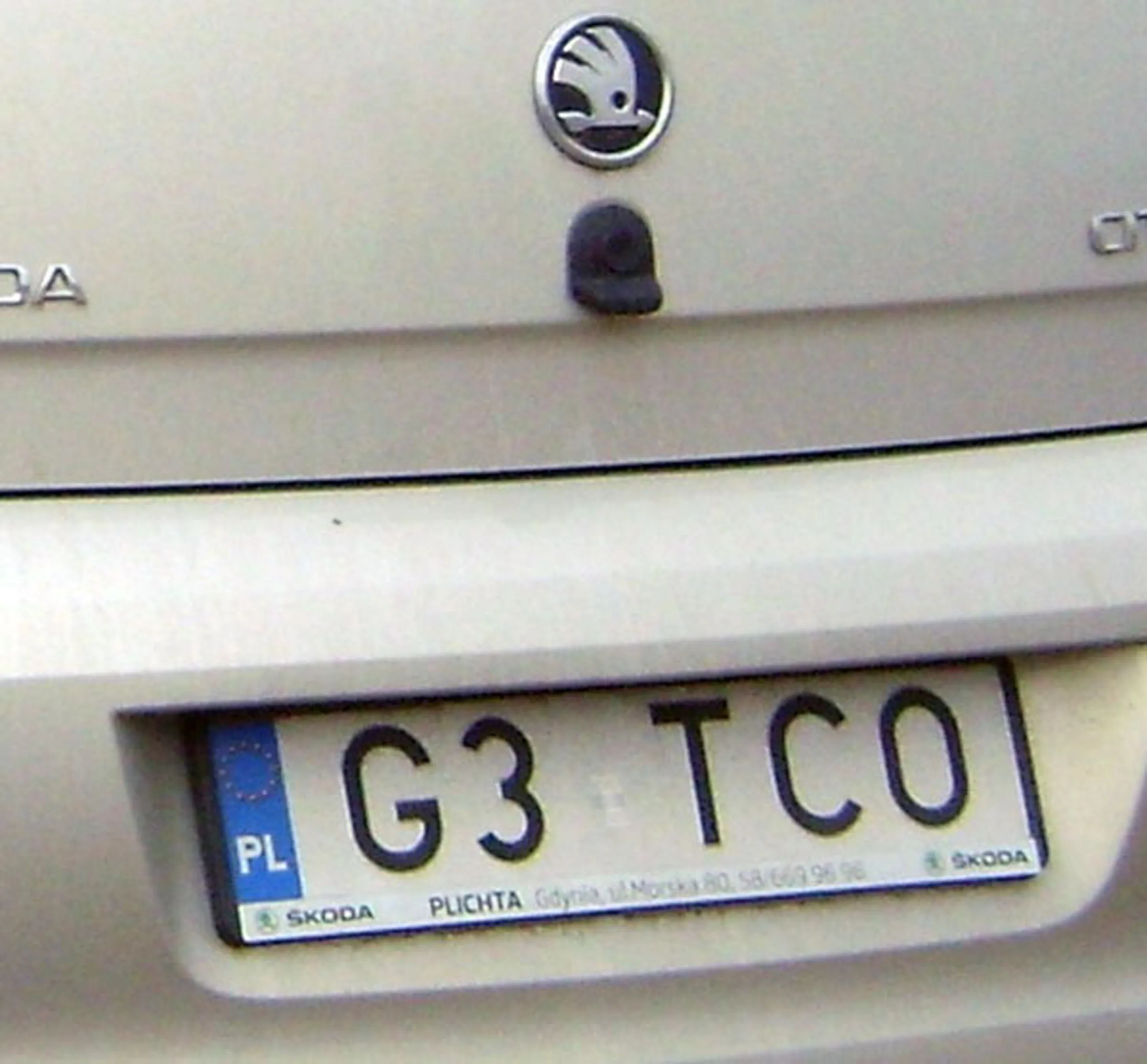 Fajny numer, blacha G3 TCO